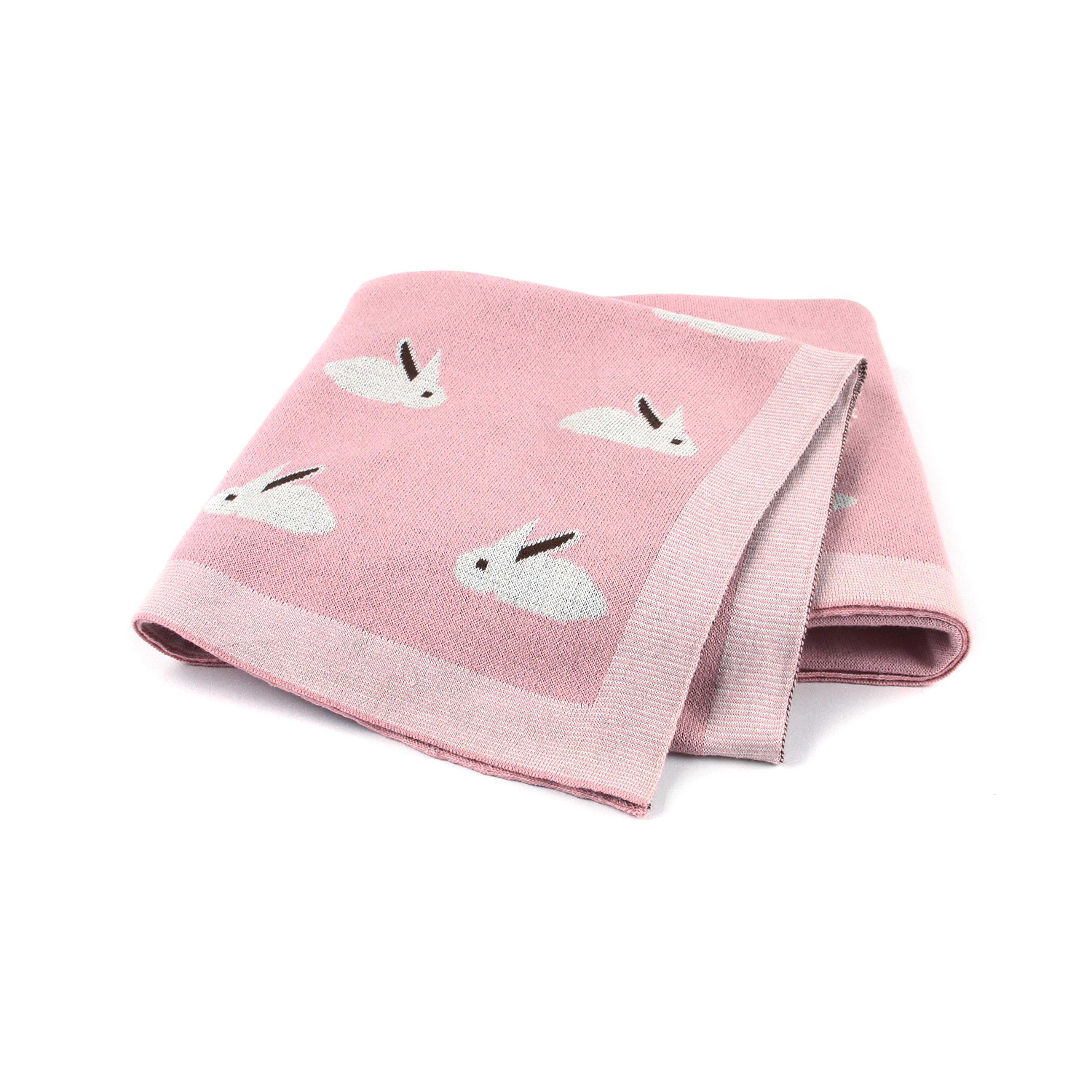 knitted baby blanket for newborns soft warm cartoon swaddle & baby stroller blanket