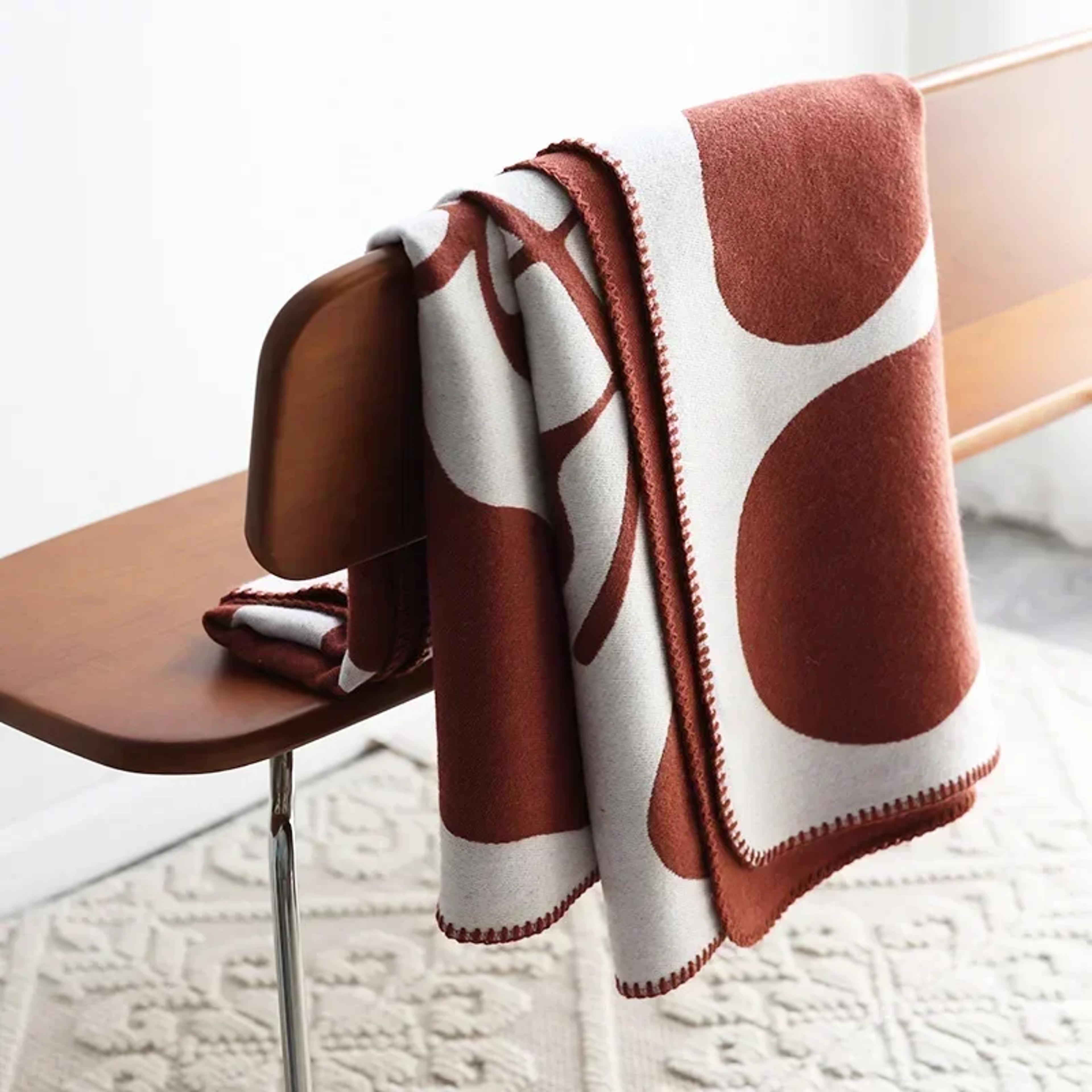 luxury jacquard throw blanket soft imitation cashmere sofa throw & nordic decorative bedspread