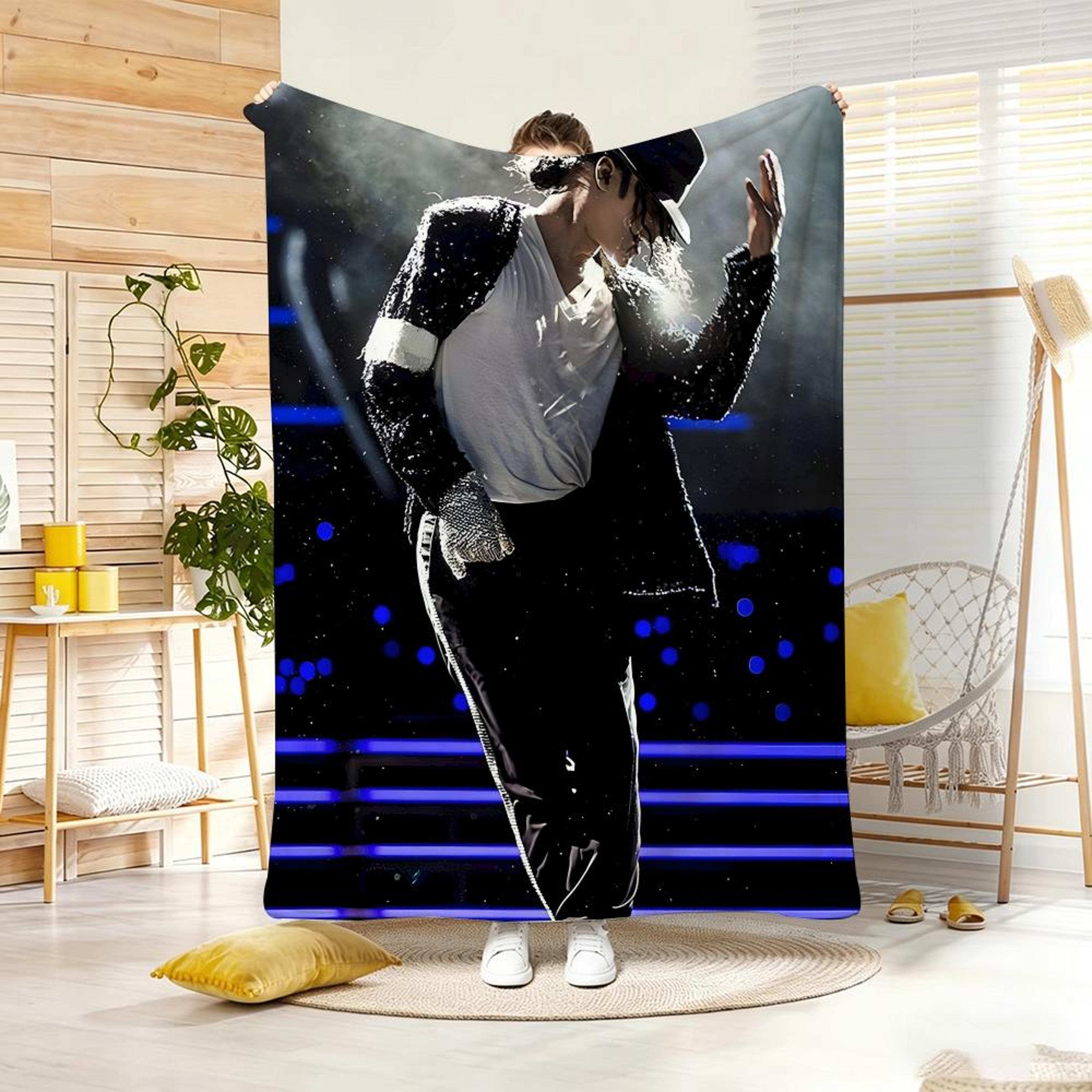 michael jackson blanket soft flannel throw blanket lightweight summer fleece for home & travel