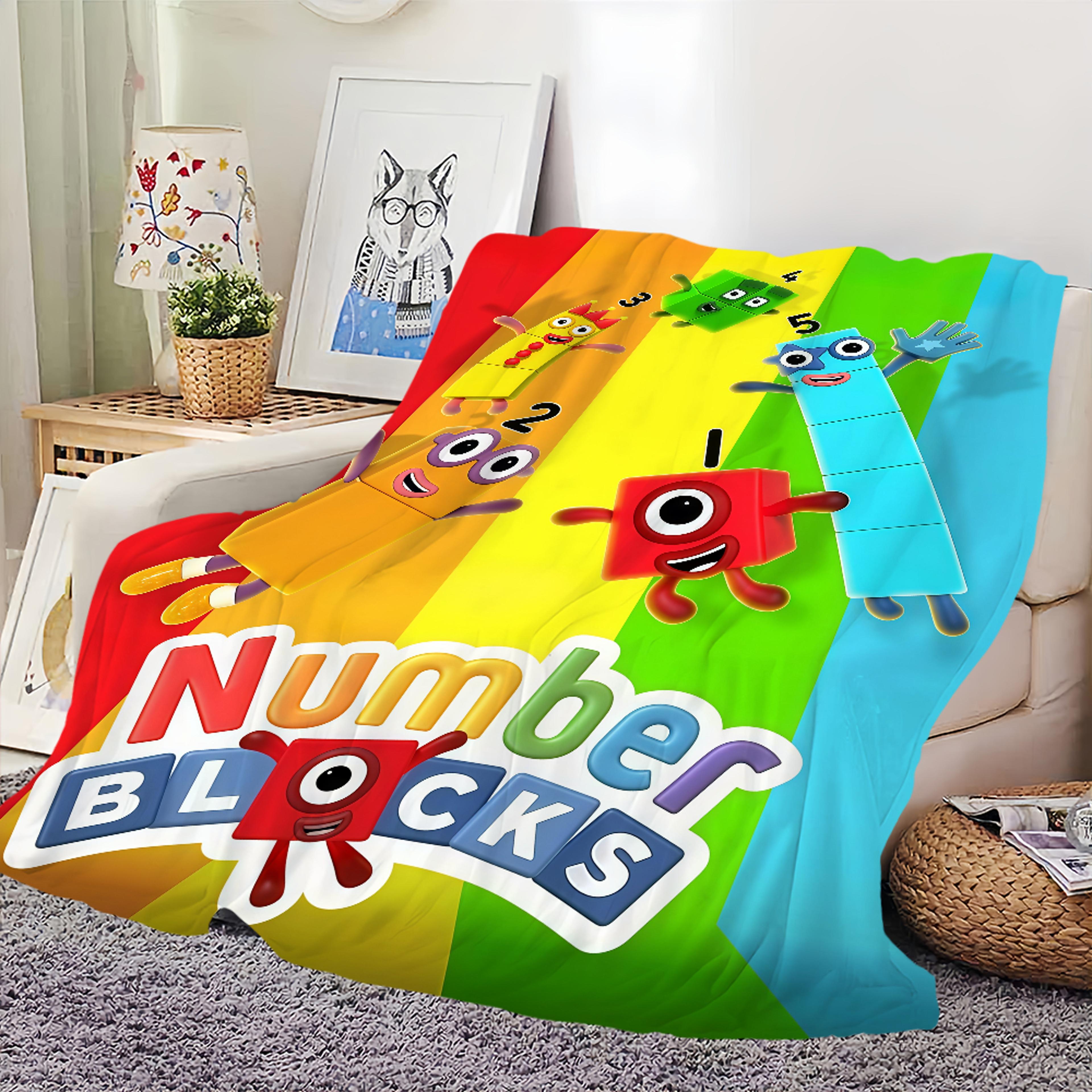 classic cartoon flannel blanket soft cartoon throw blanket for bed, sofa, travel & picnic