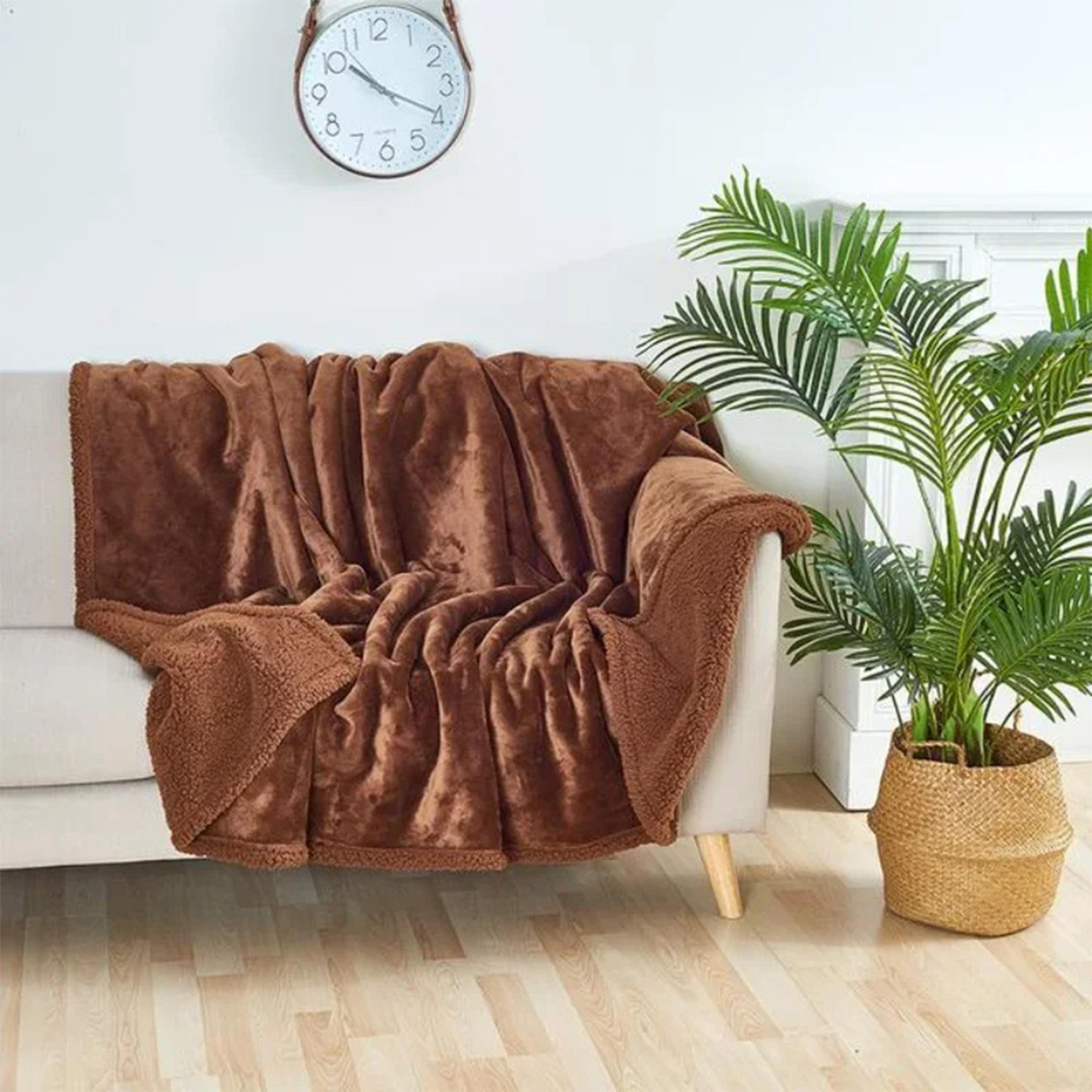 luxury waterproof blanket ultra soft shaggy blanket for couples, thick warm microfiber blanket