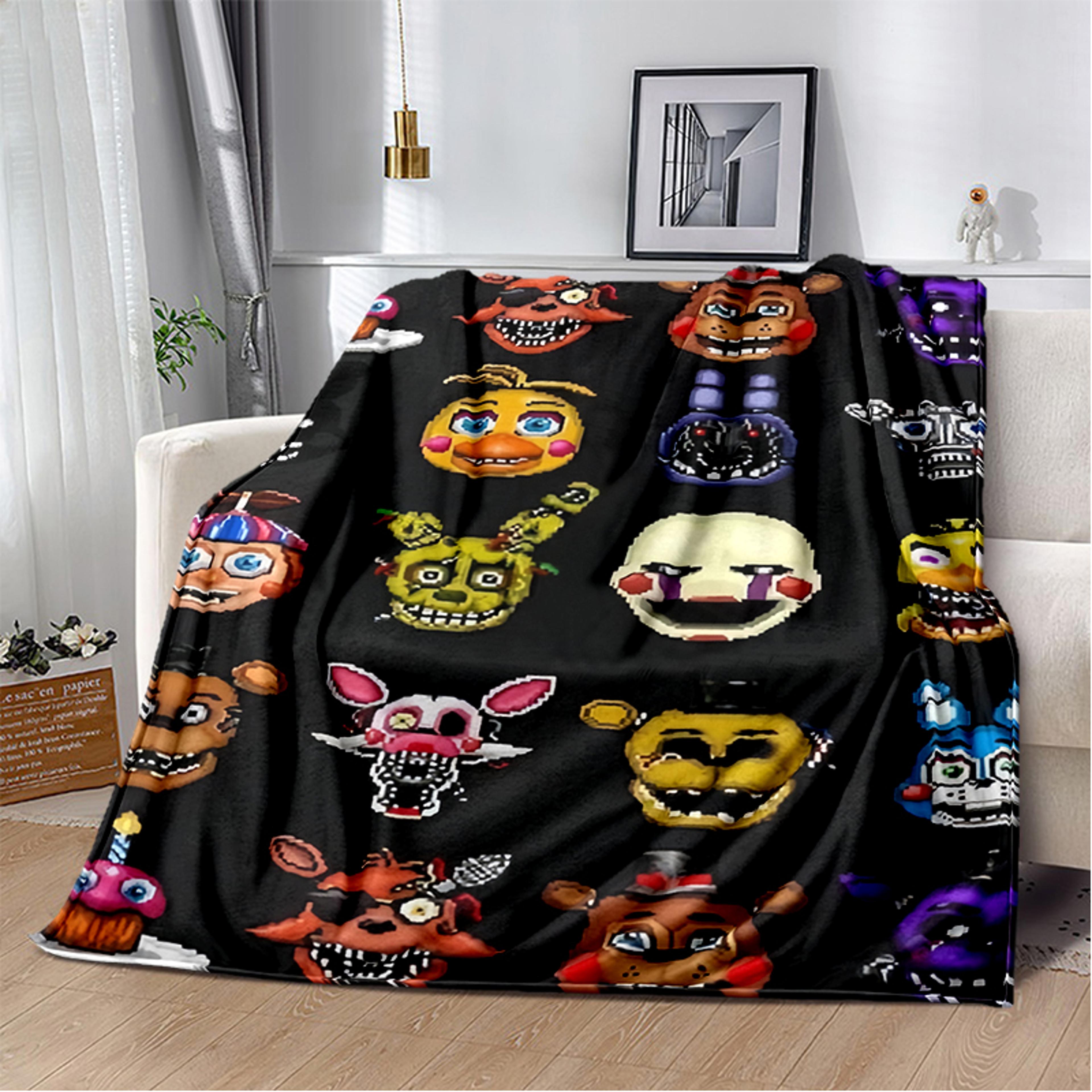 blanket soft flannel throw blanket for bed, sofa, travel & gaming fans