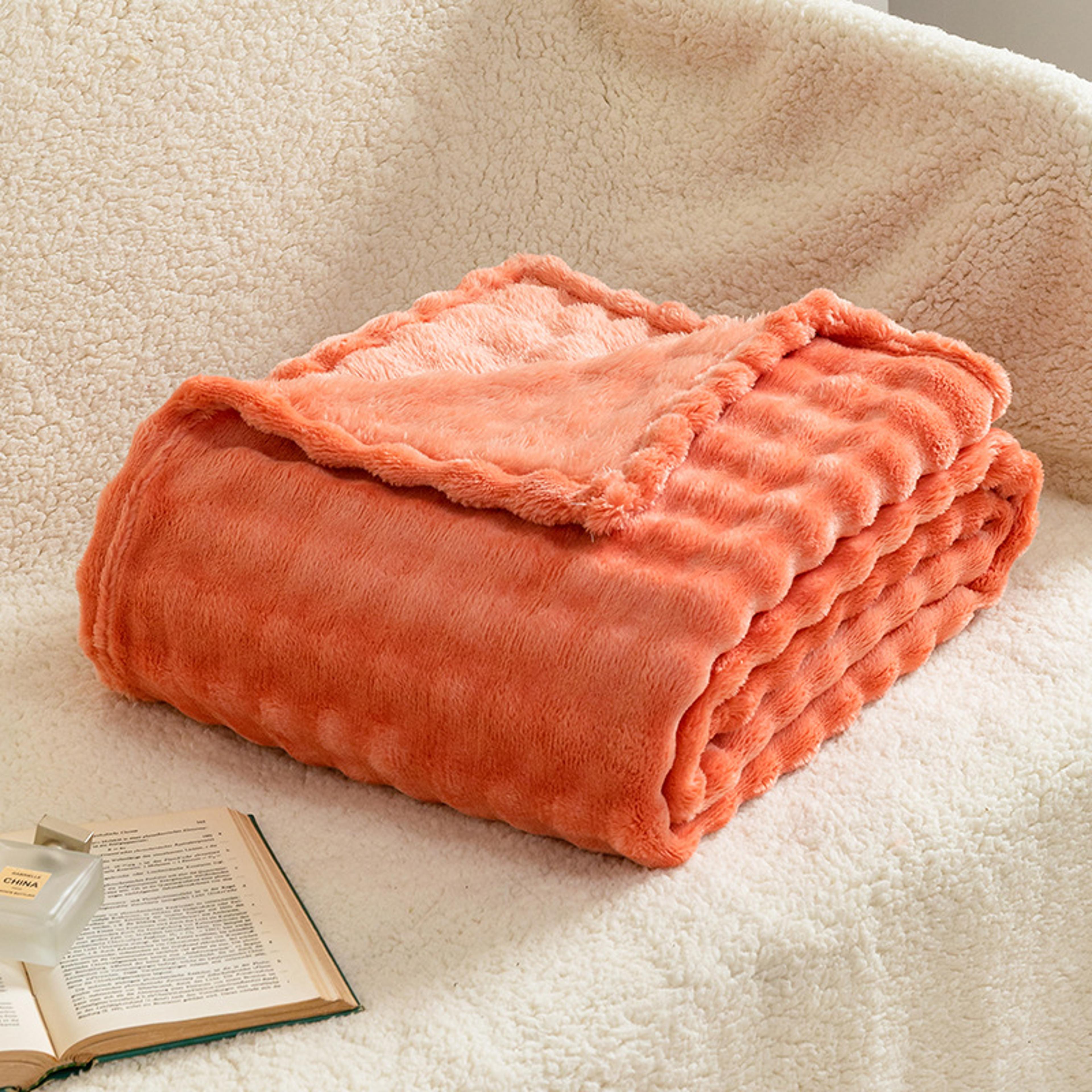 sage green fleece throw blanket super soft fuzzy lightweight cozy blanket for sofa, bed & home