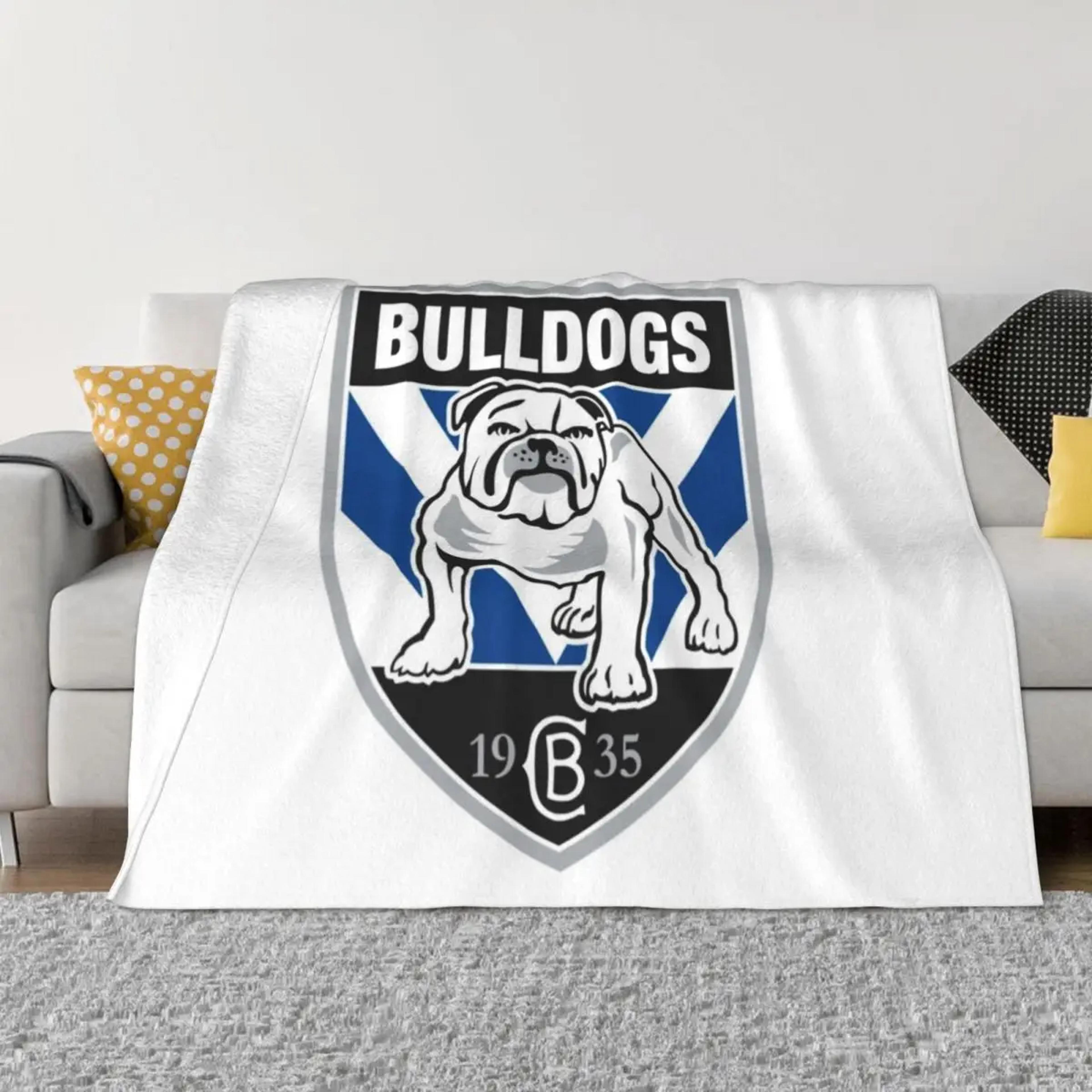 canterbury bankstown bulldogs throw blanket ultra soft fleece throw blanket for bed, sofa & travel