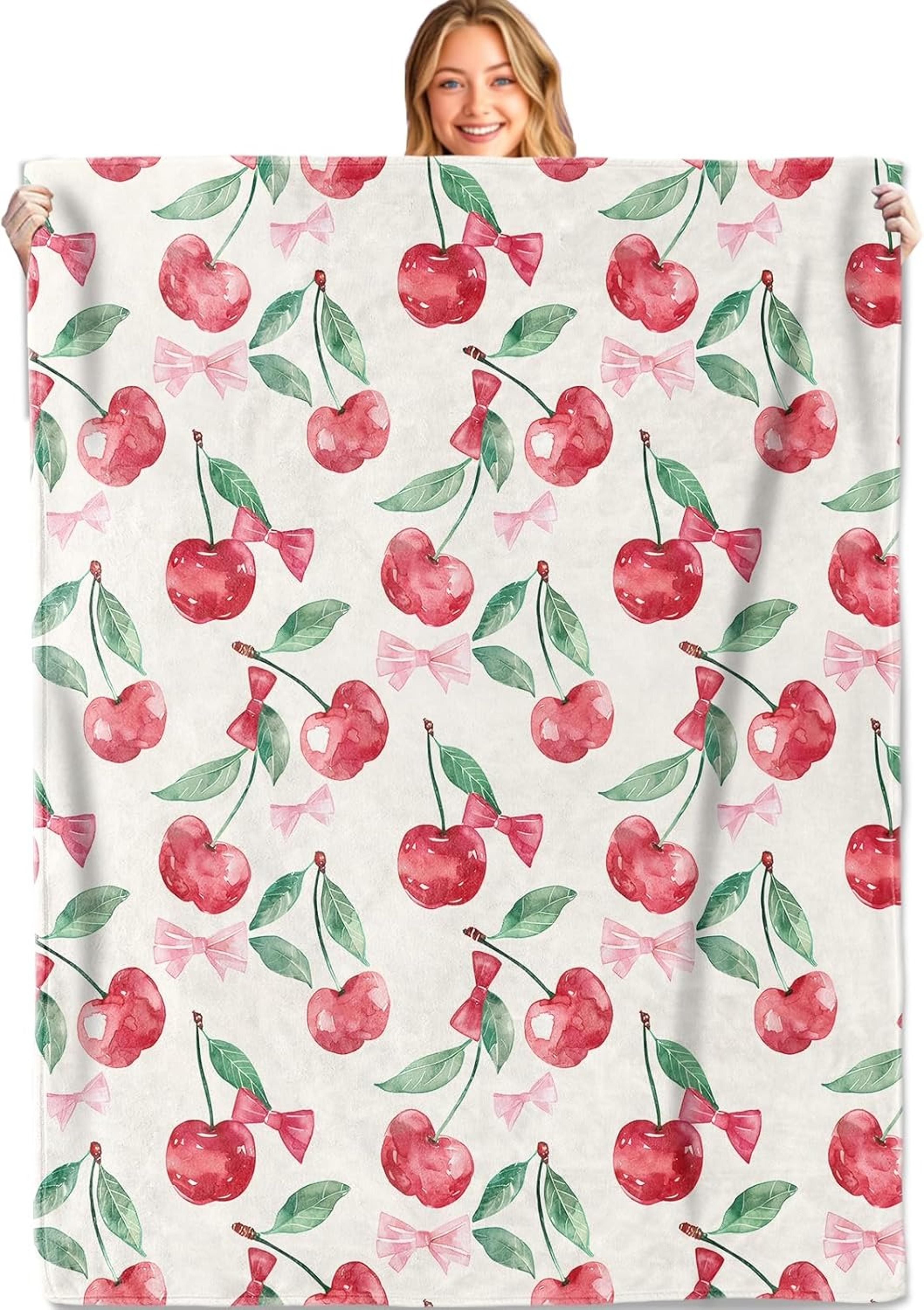 white daisy daisy throw blanket soft floral throw blanket for couch, bed, travel & all seasons