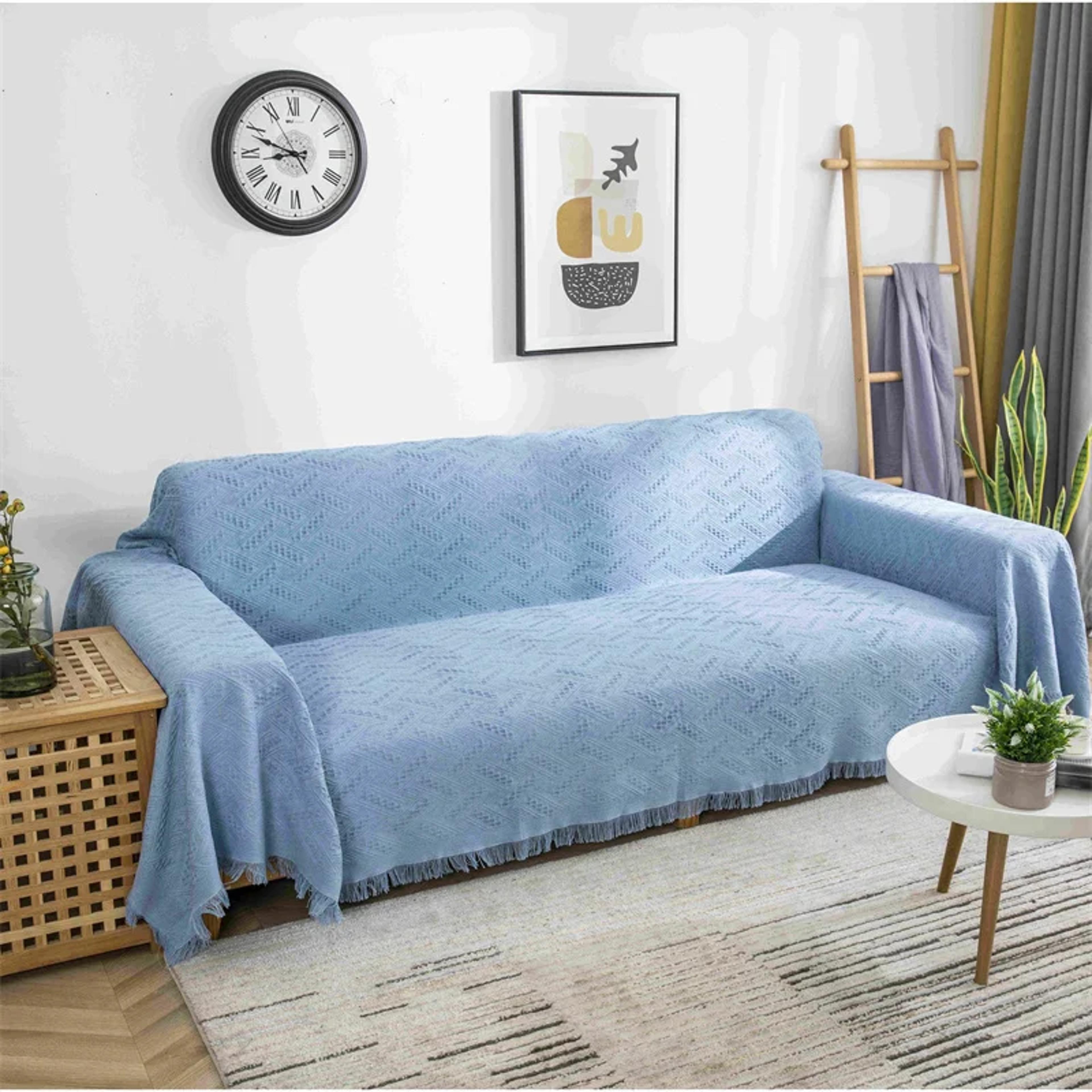 bohemian flannel patchwork throw blanket soft fleece boho couch blanket, machine washable