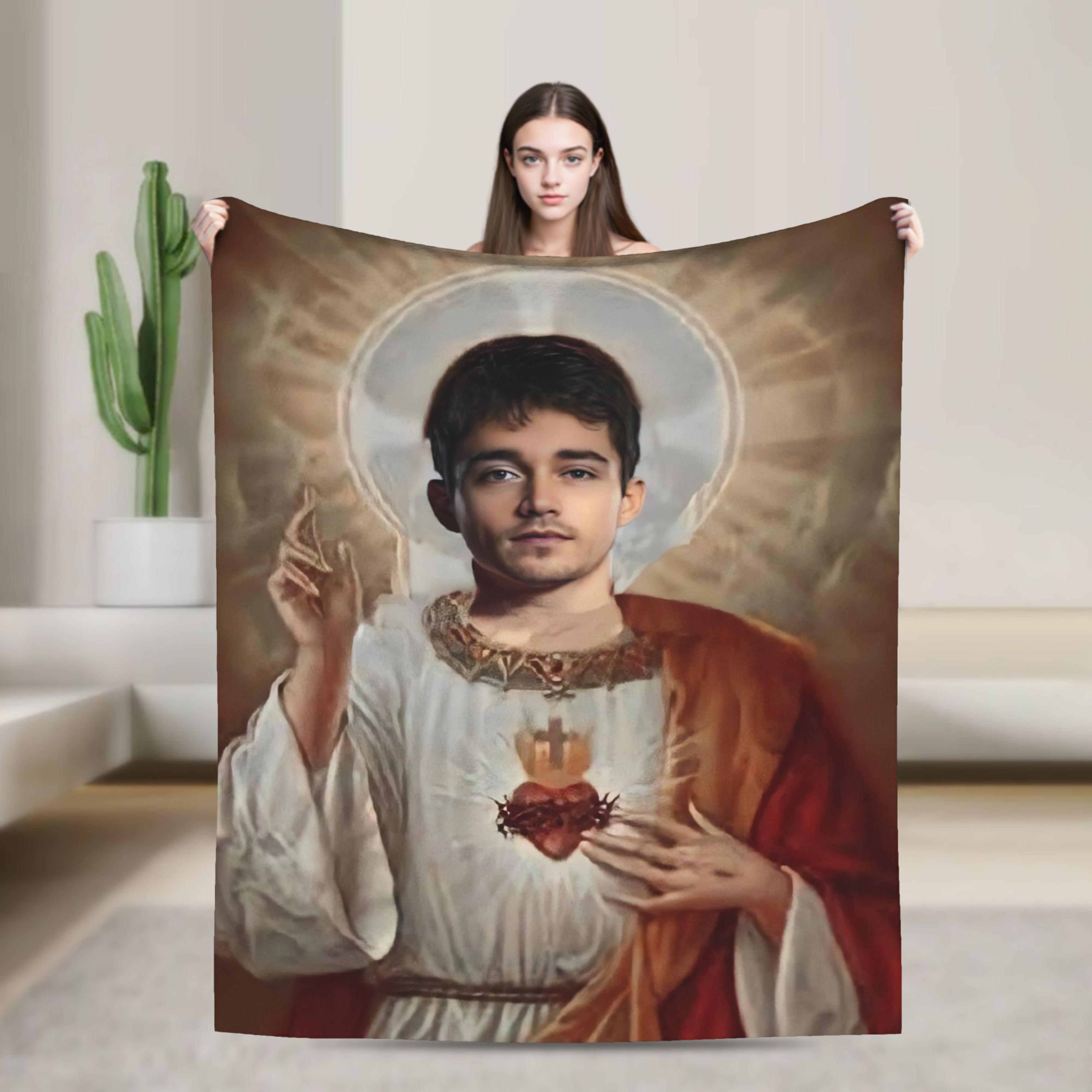 charles leclerc fleece throw blanket ultra soft charles leclerc blanket for sofa, bed & travel