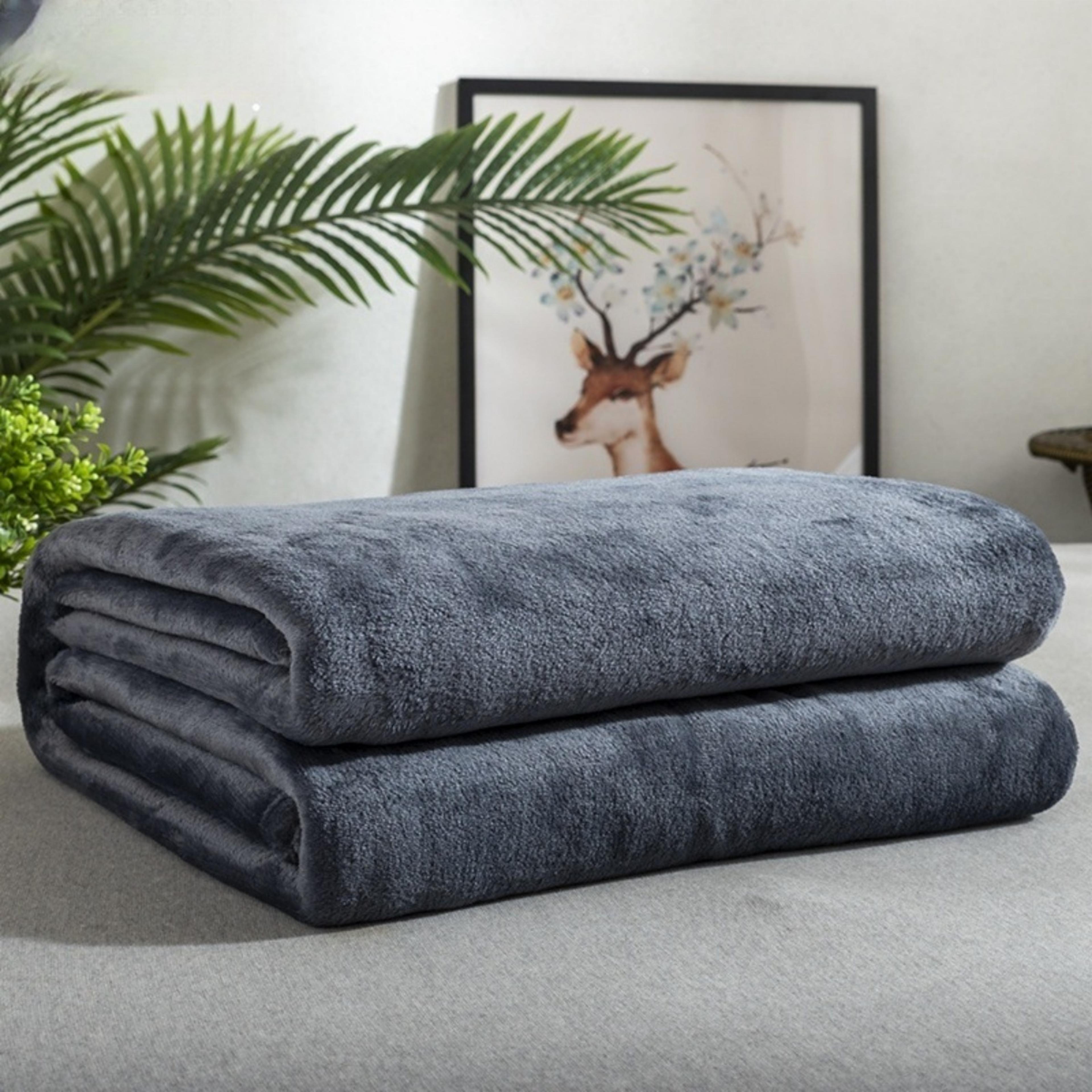 cozy baby flannel blanket soft baby nap & pet throw for stroller, crib, sofa & travel