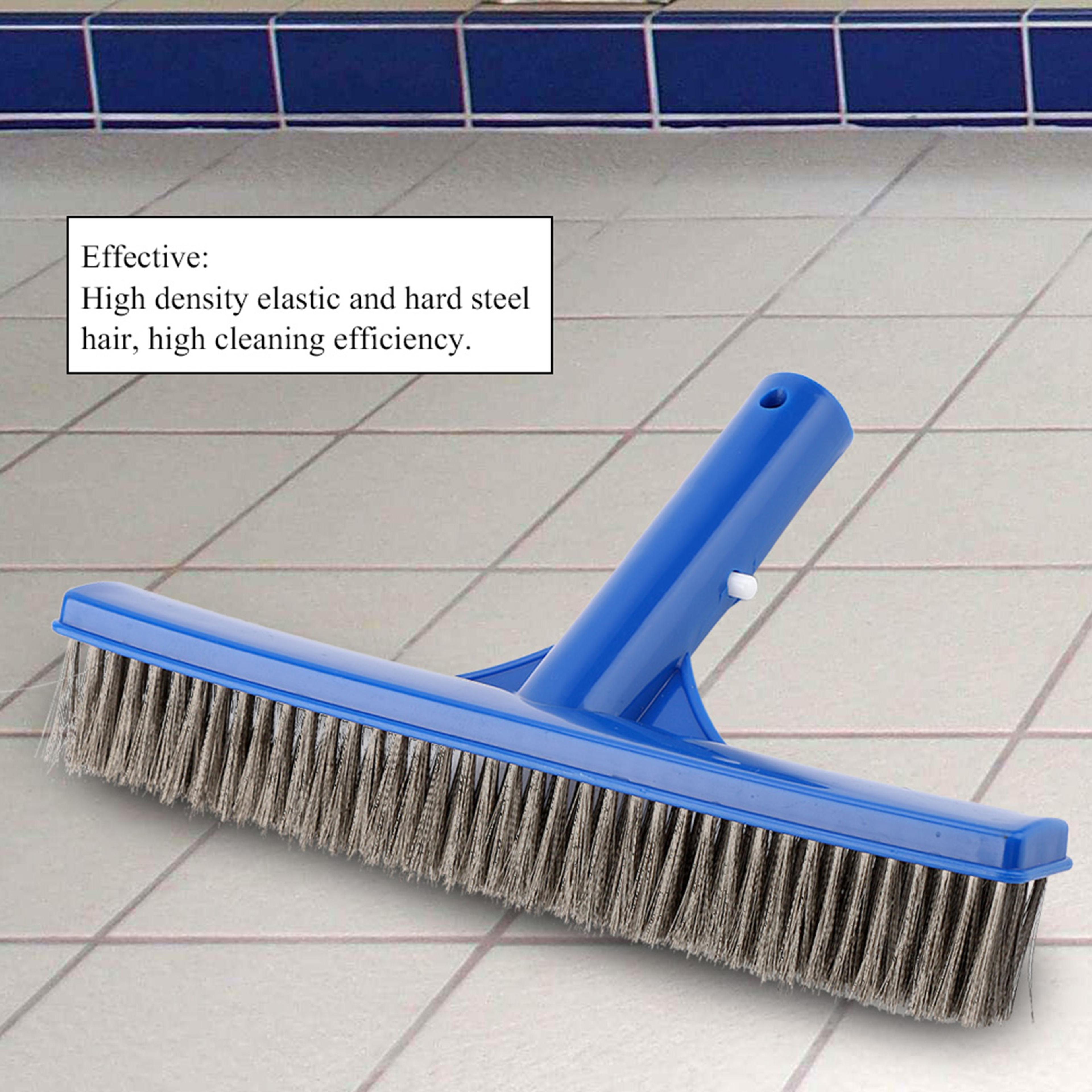 steel pool brush for pool walls & floors heavy duty pool cleaning brush