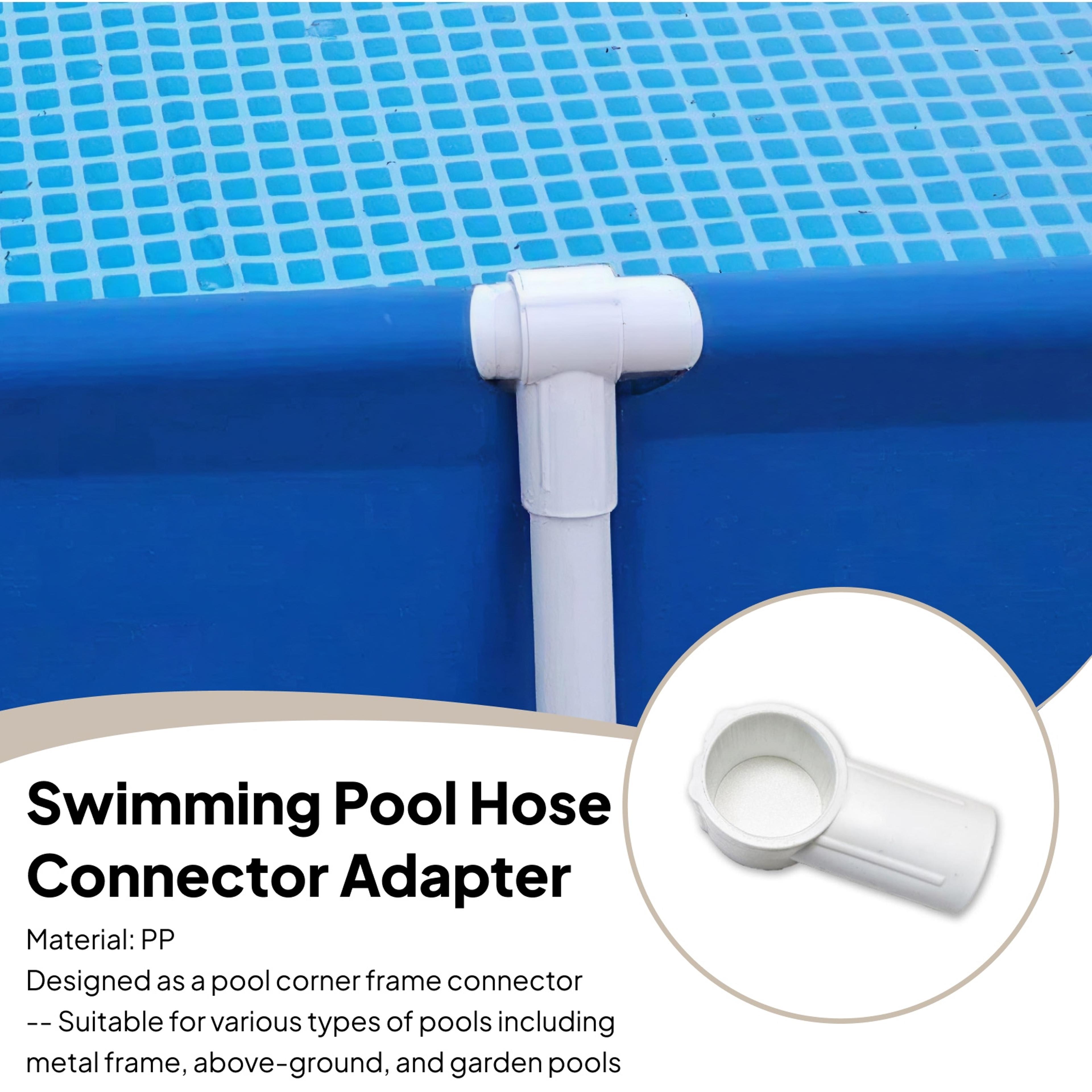heavy duty swimming pool hose connector waterproof three way hose adapter for above ground pool systems
