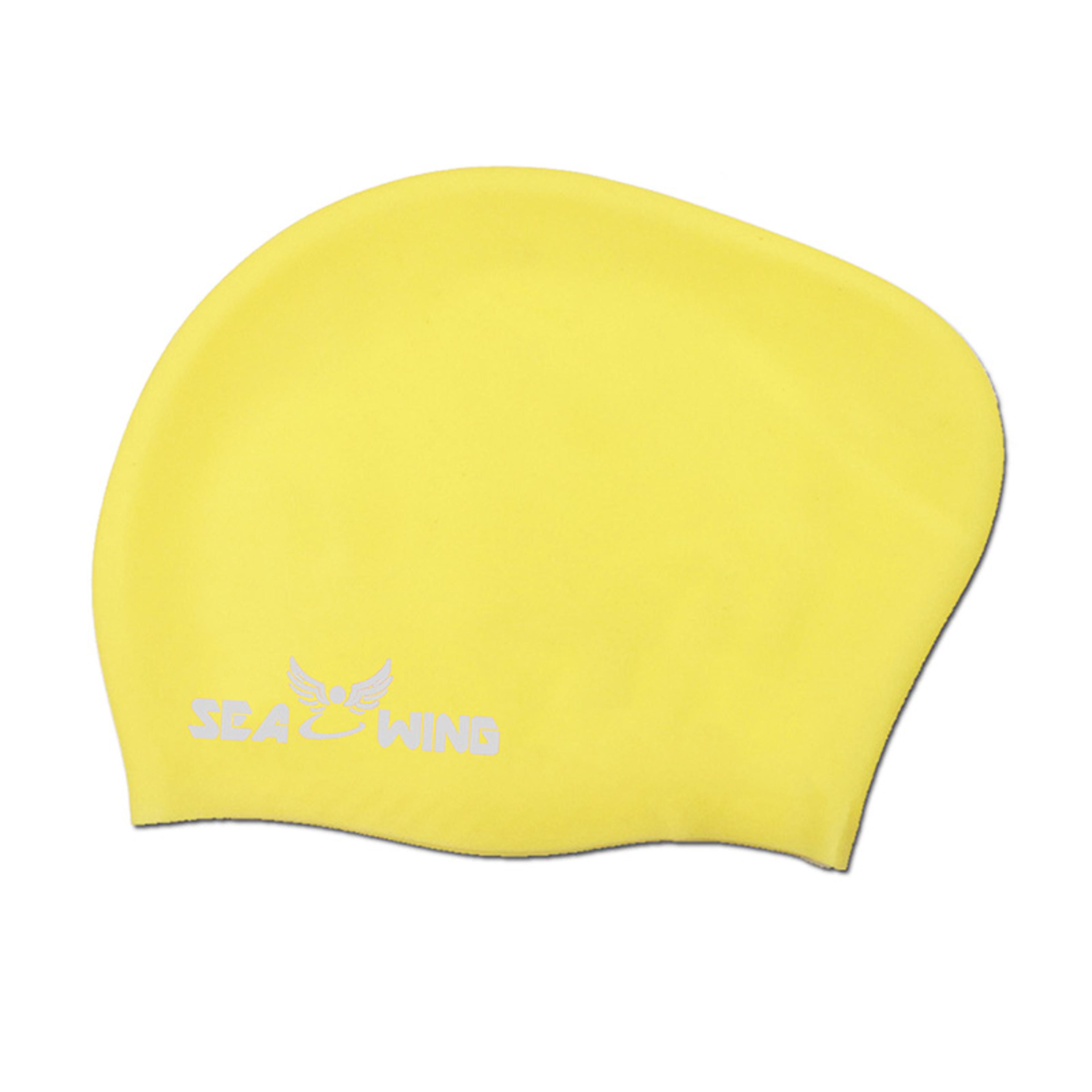adult long hair swim cap waterproof silicone swim cap with anti slip comfort fit for women