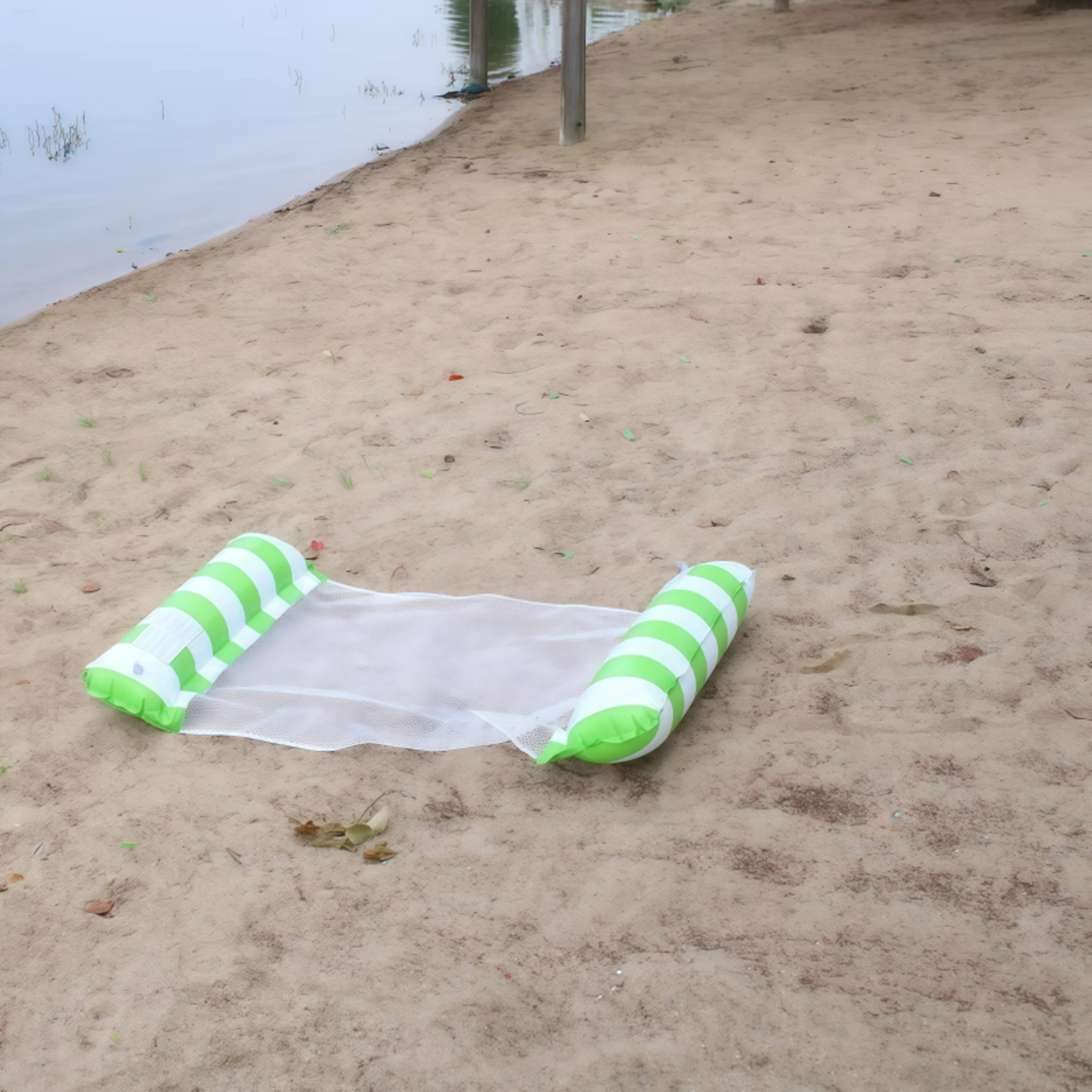 foldable pool float hammock portable inflatable water hammock floating pool chair