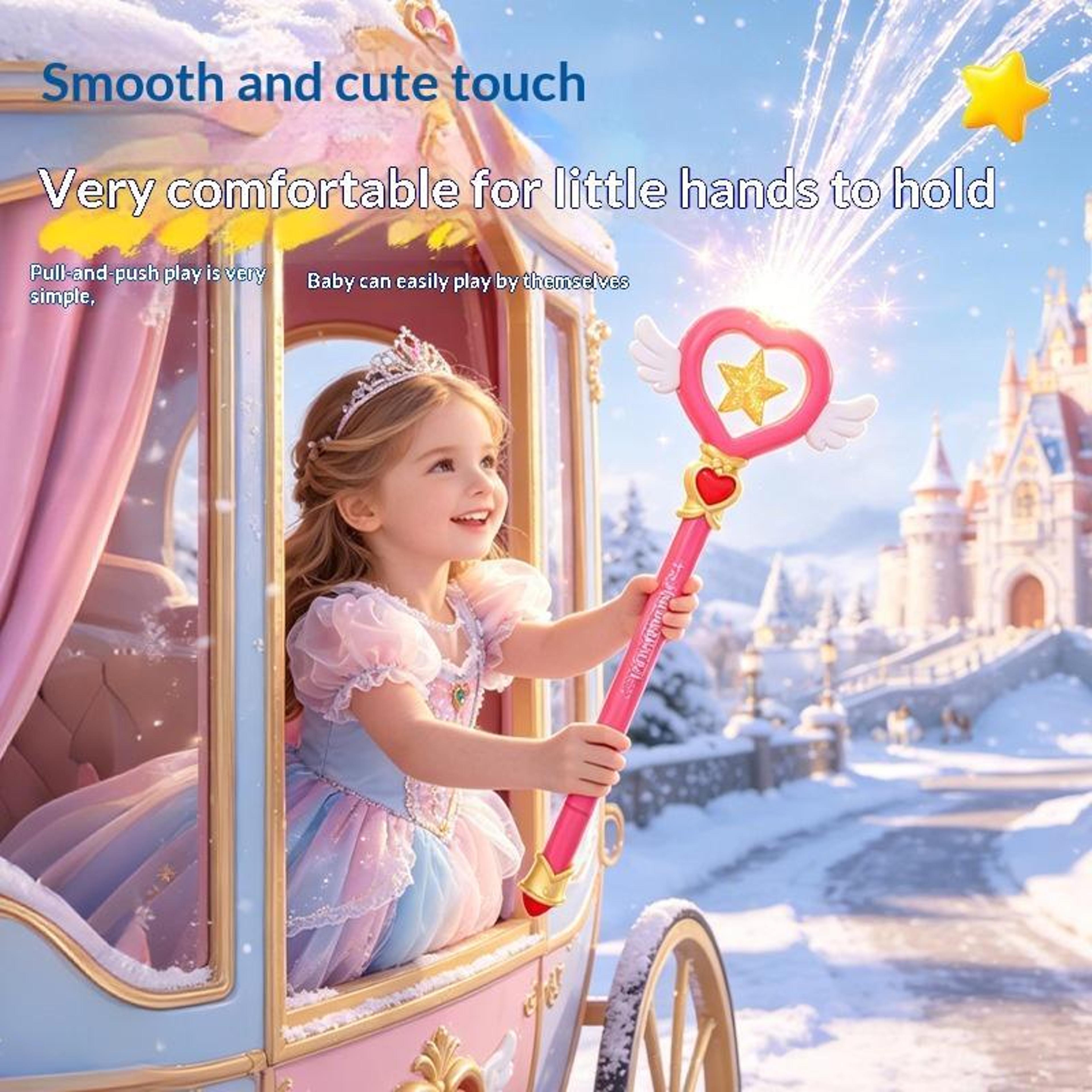 fairy wand water sprinkler for kids magic water blaster wand for pool, beach & backyard summer fun