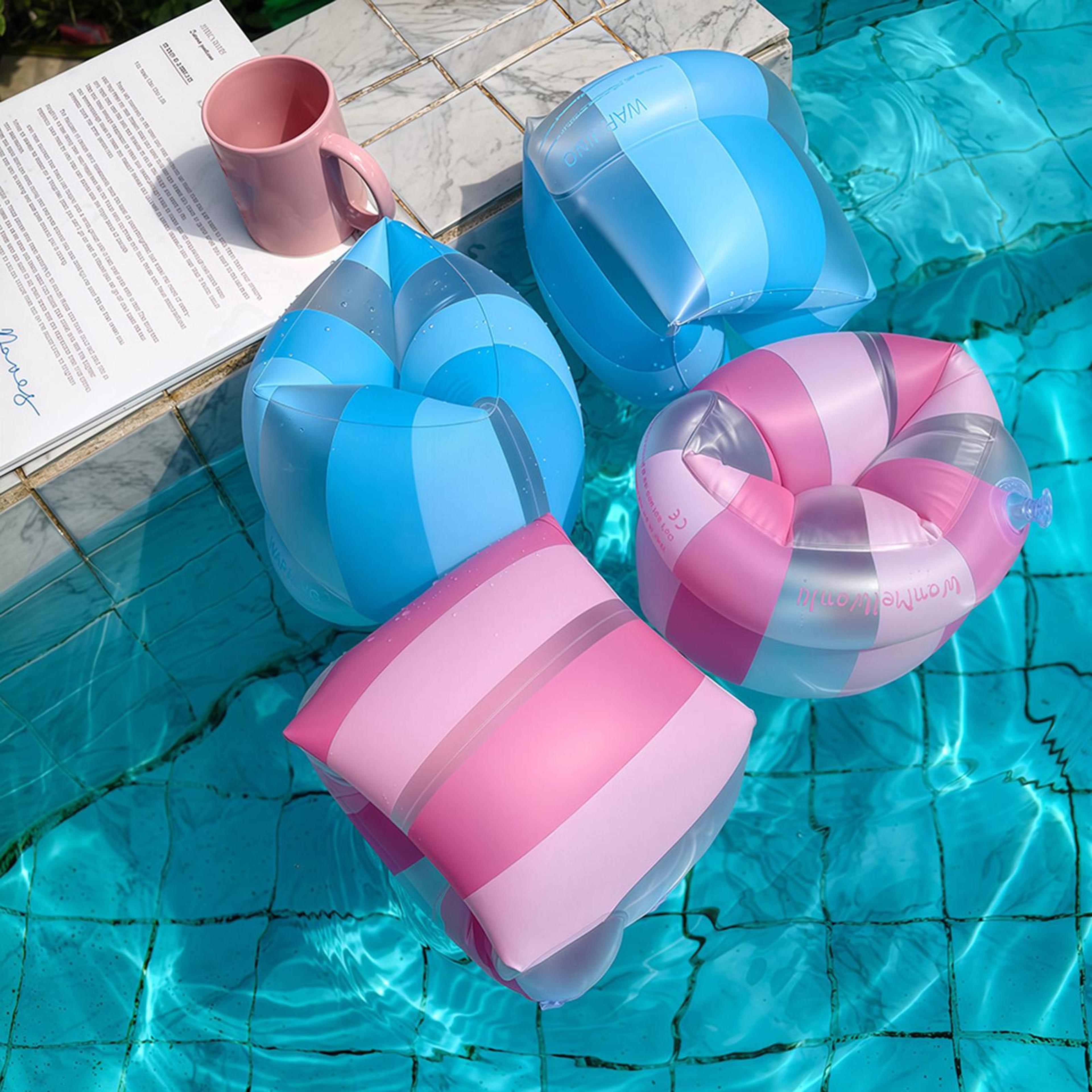 kids swim armbands inflatable arm floaties water wings for safe pool fun
