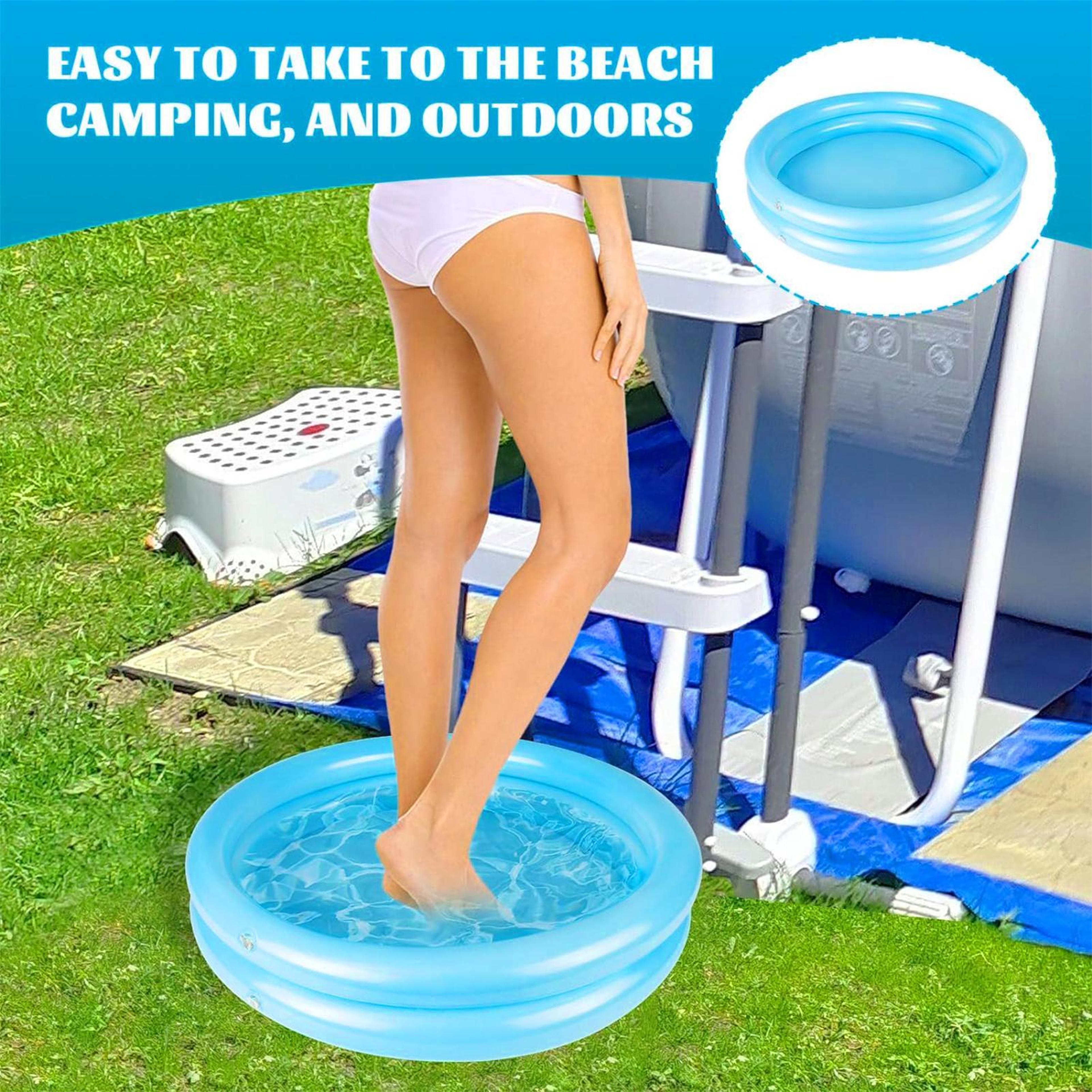 portable inflatable foot bath basin collapsible travel foot spa for relaxing foot soaks