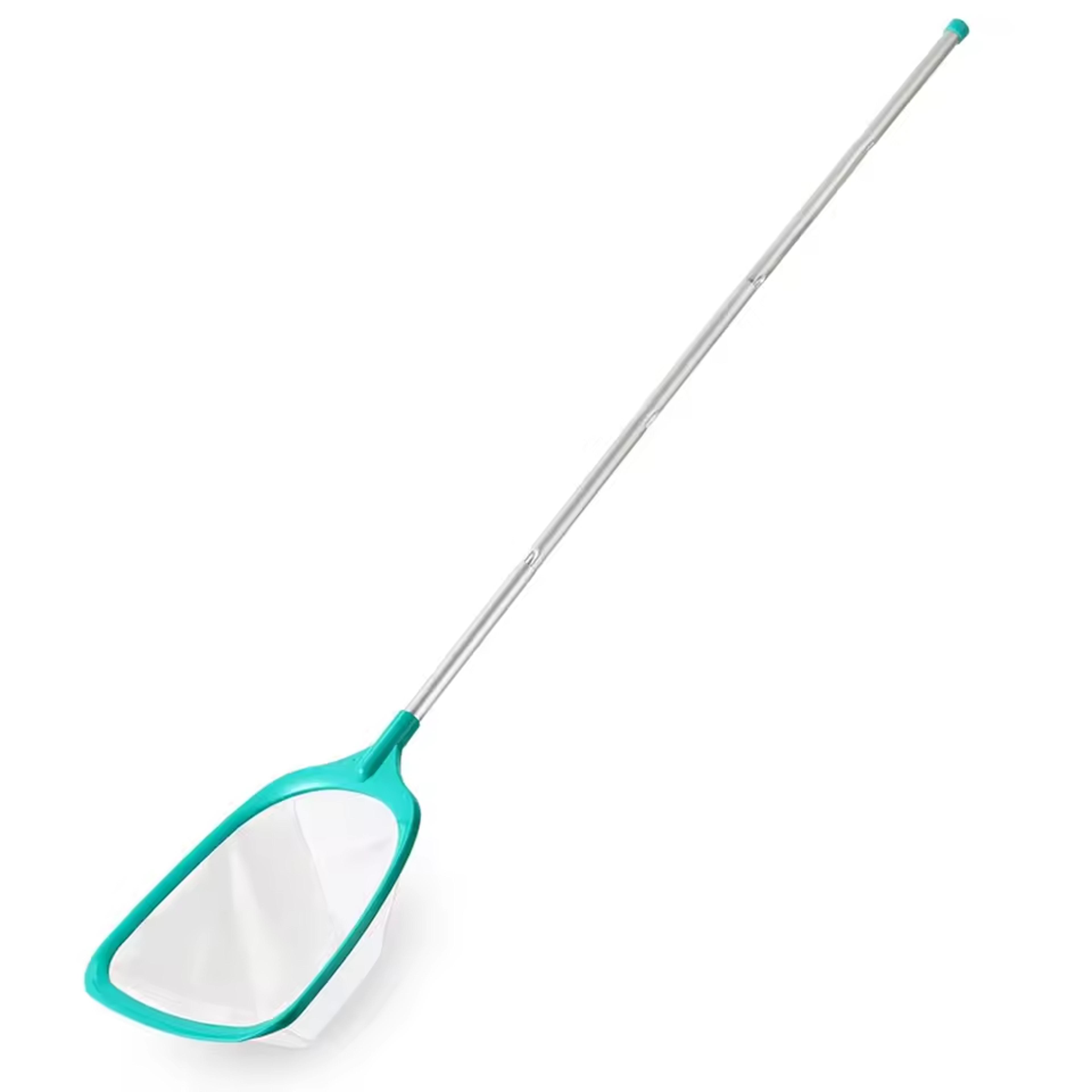 heavy duty pool leaf skimmer with aluminum alloy pole for fast pool debris cleaning