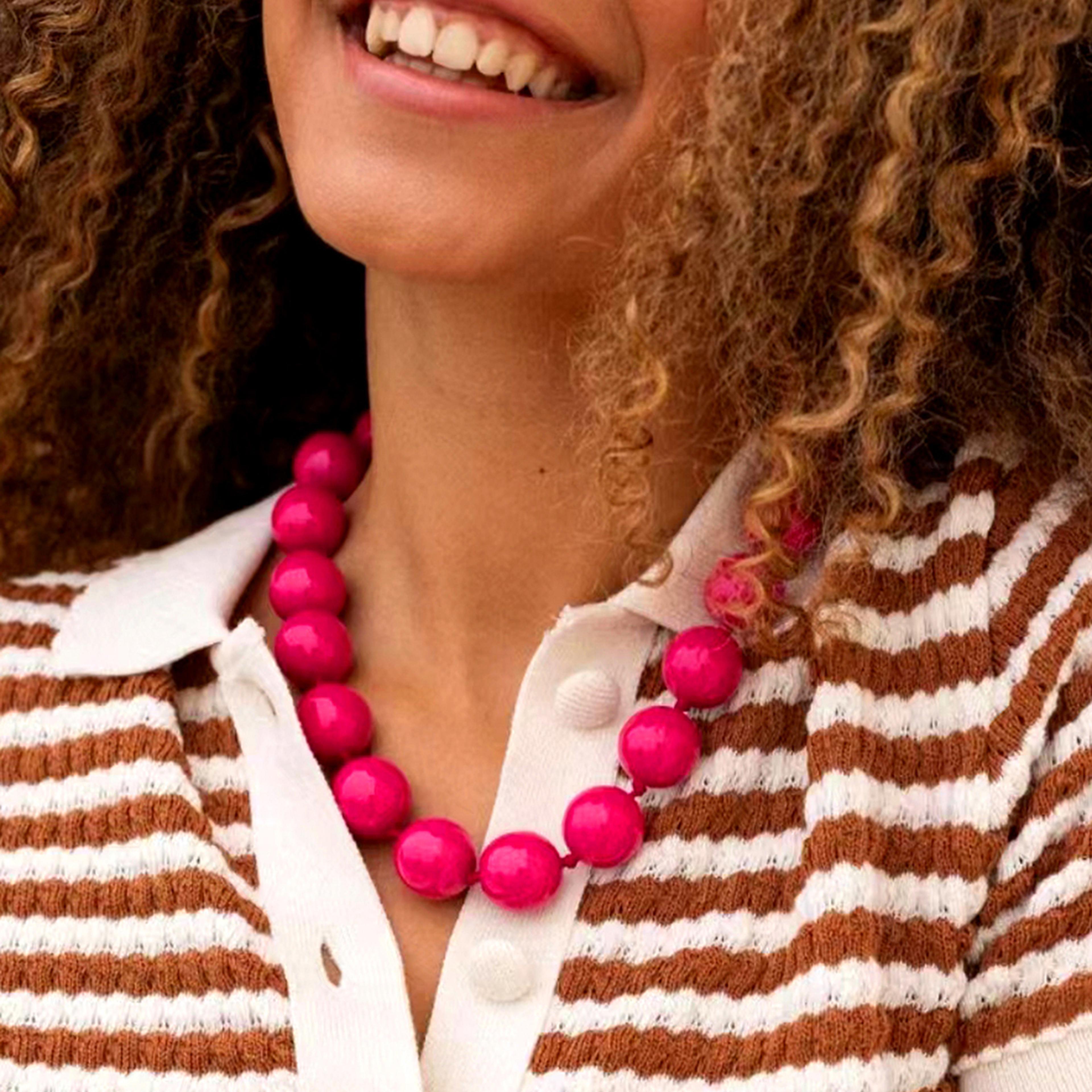 docona boho beaded necklace colorful geometric adjustable statement jewelry for women