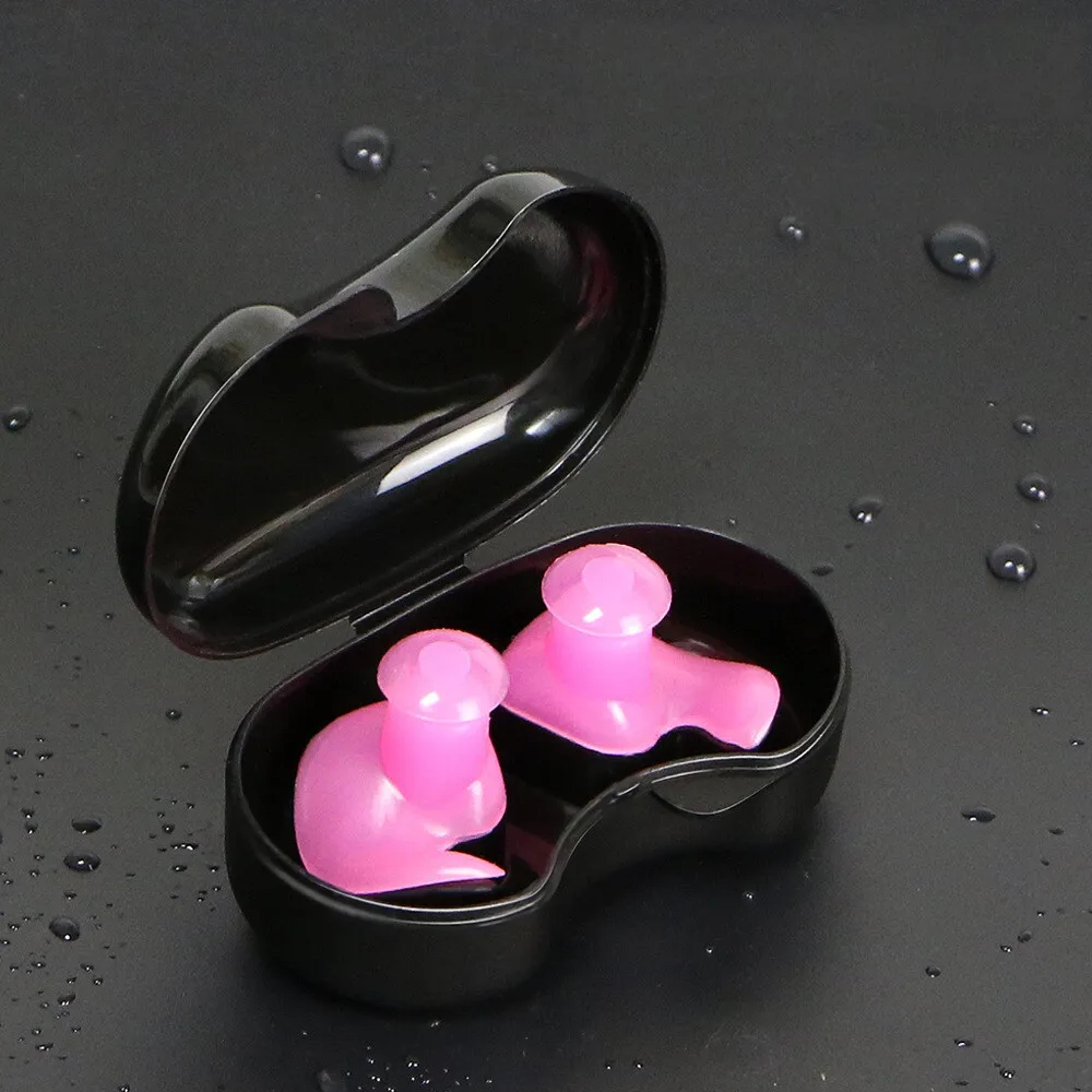 swimming ear plugs reusable waterproof ear plugs for swimming, diving & water sports