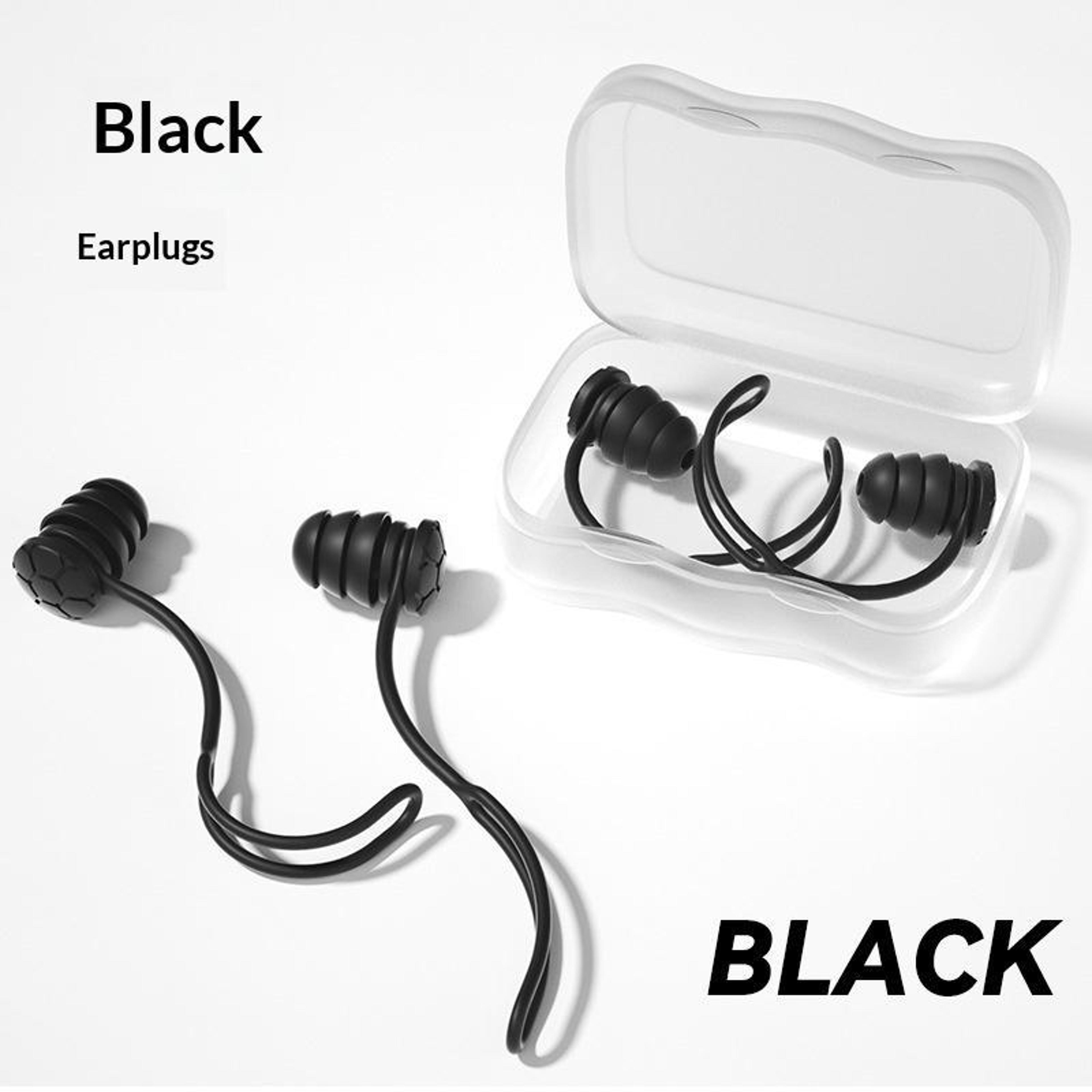 waterproof swimming earplugs with adjustable anti loss cord for kids & adults