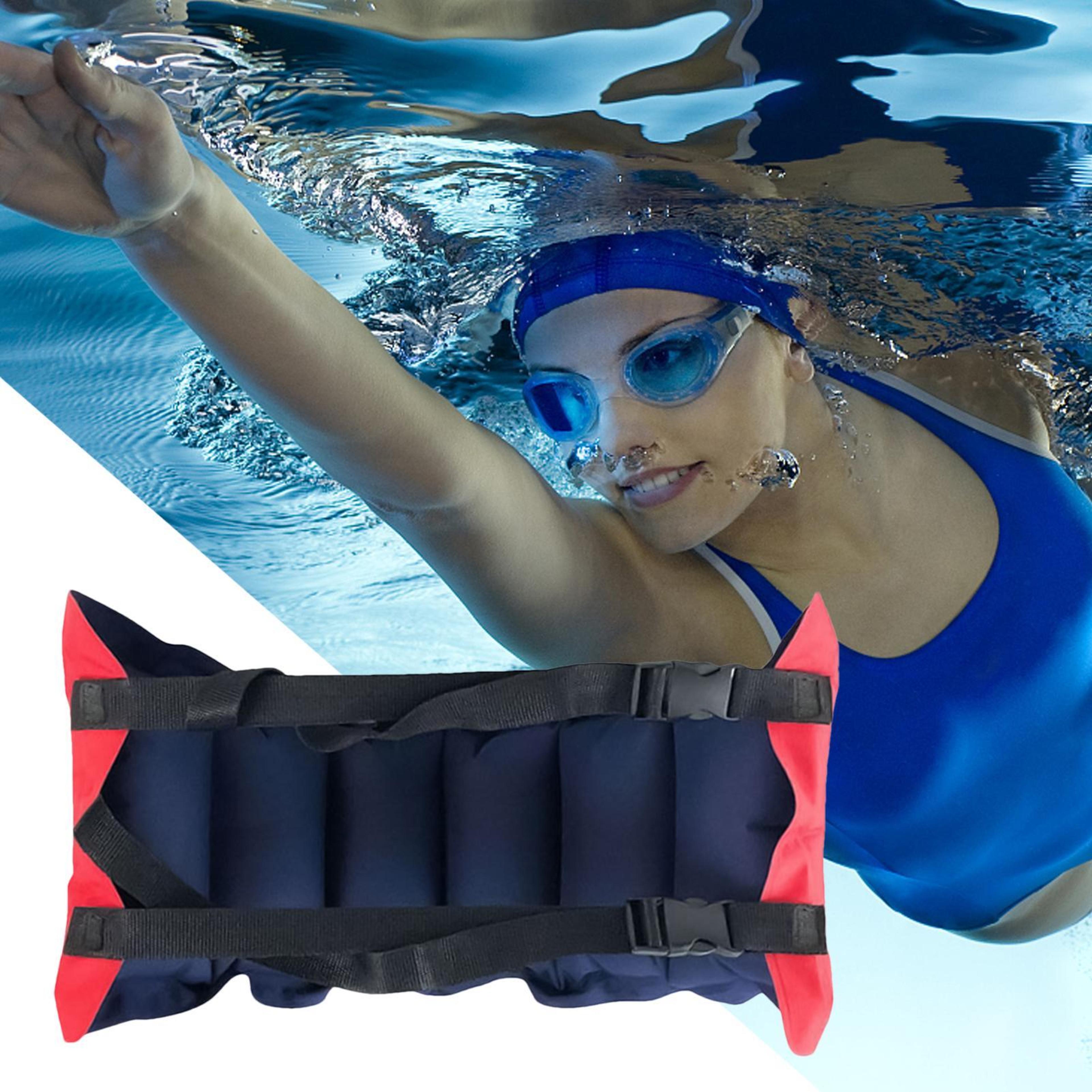 aqualift swim training belt inflatable swim support waist belt for water exercise & fitness