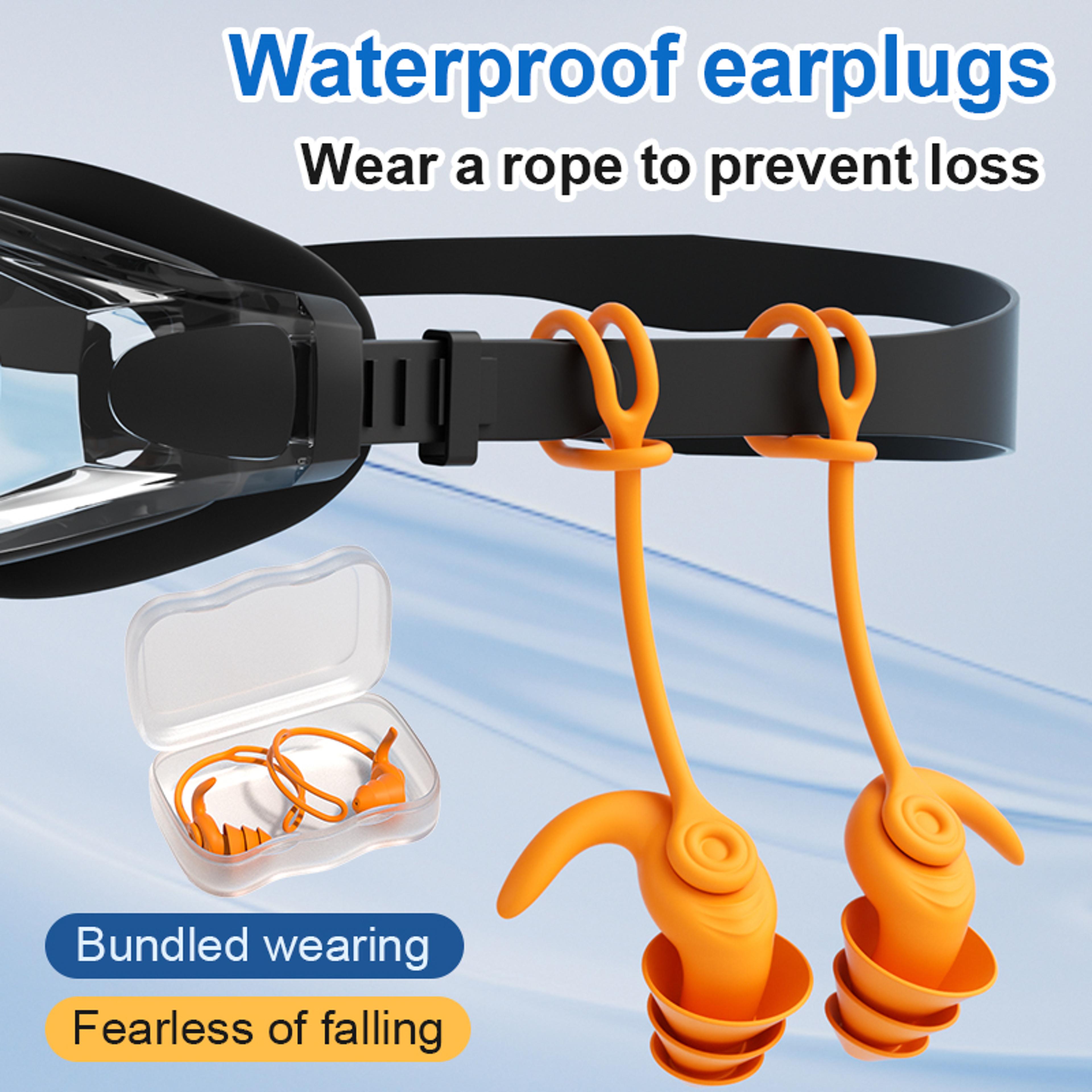 water shield swimming ear plugs soft silicone ear plugs for waterproof swimming & water sports