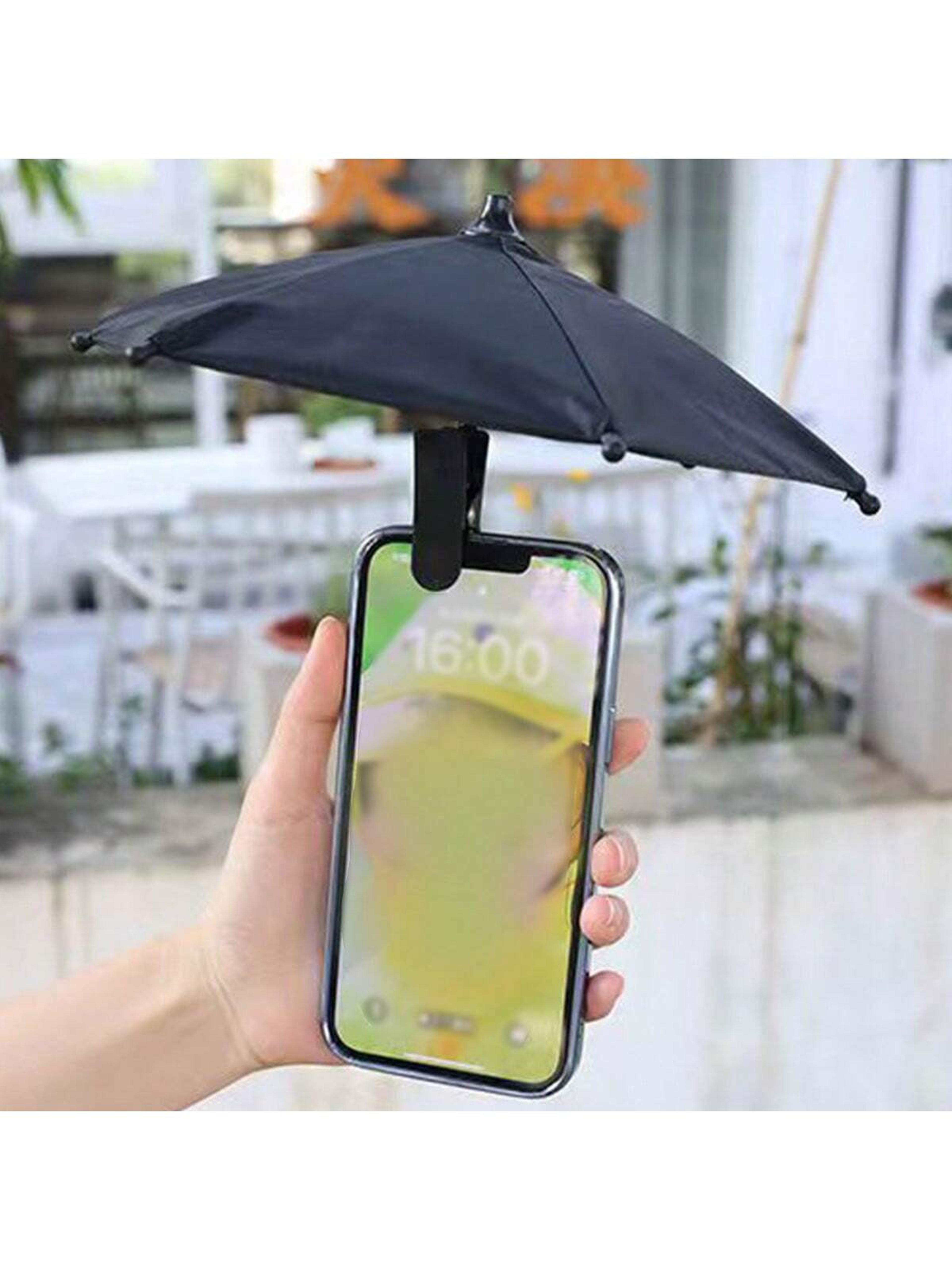cute phone sunshade mini umbrella clip for bikes, strollers & phone decoration