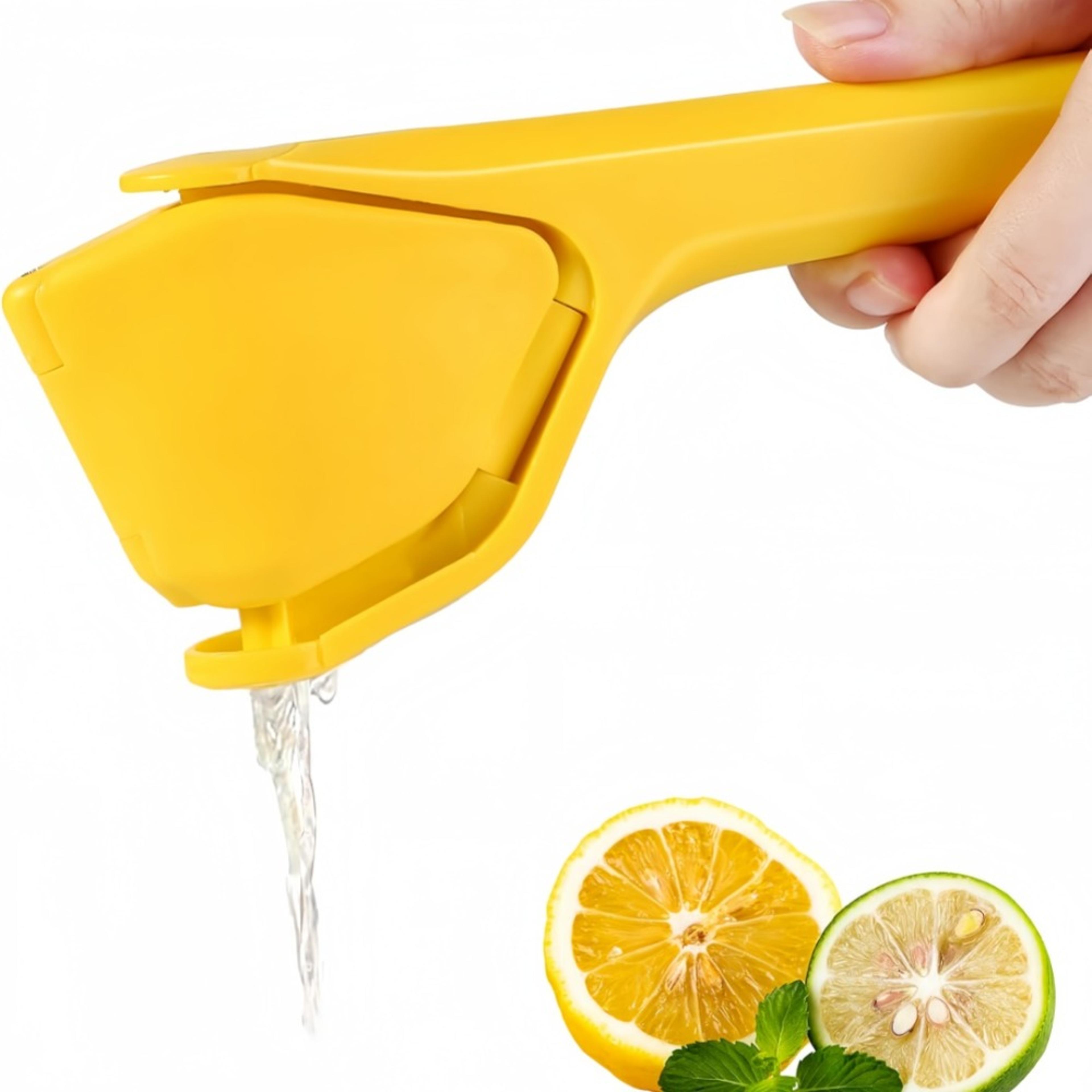 flatfold manual lemon squeezer & citrus juicer compact hand citrus press for lemons & limes