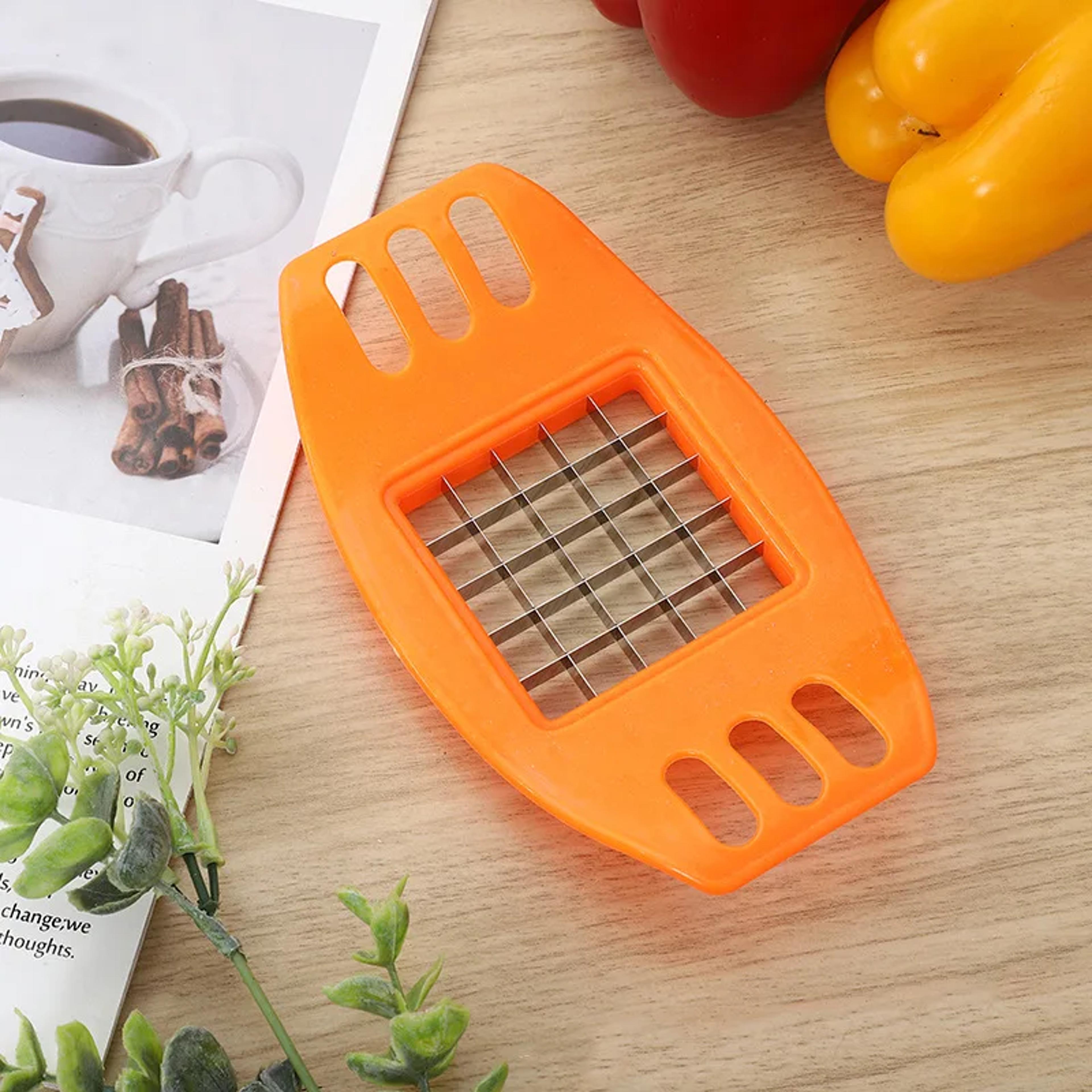 stainless steel french fries cutter & potato slicer easy french fry maker for home kitchens