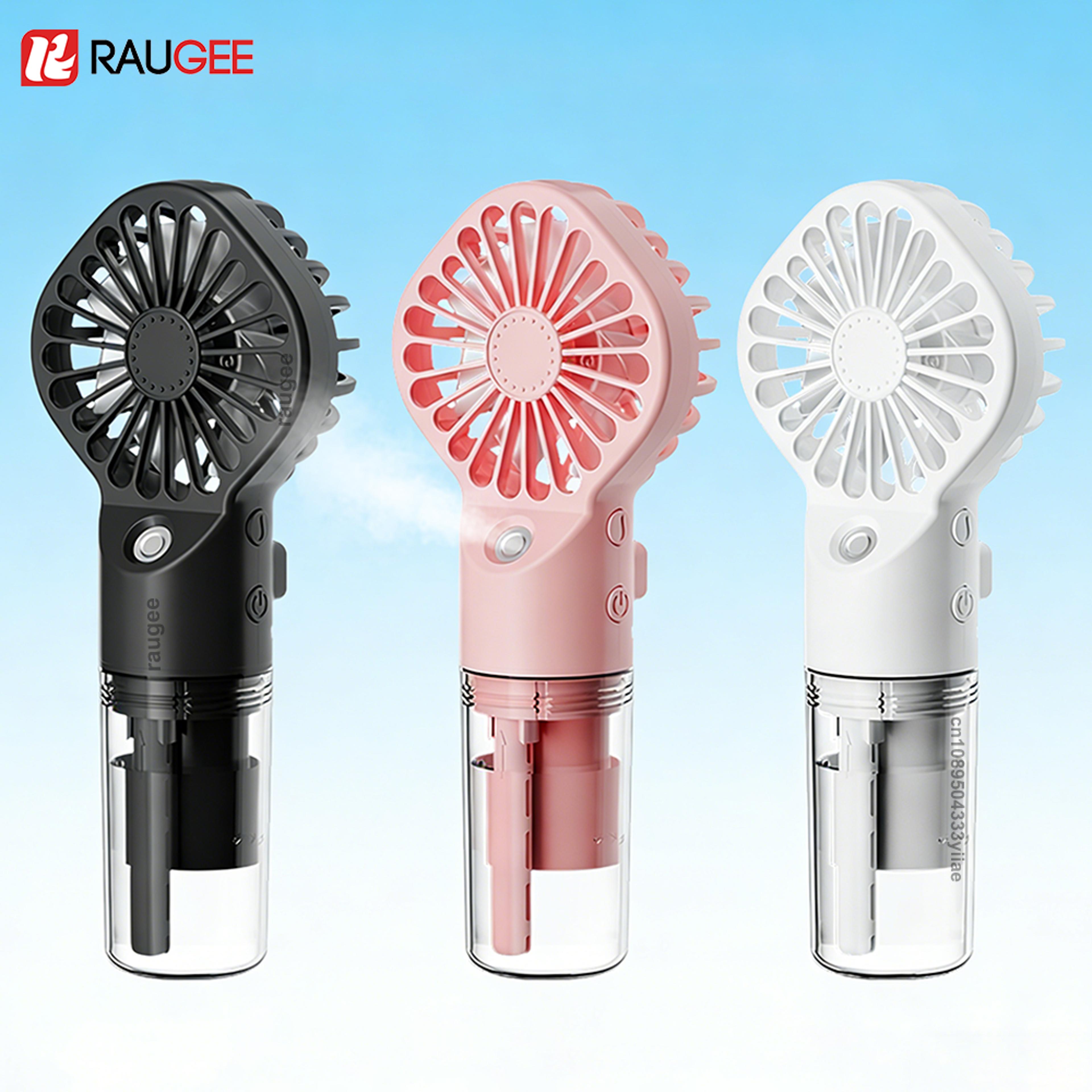 portable misting fan with usb rechargeable battery speed handheld personal cooling fan