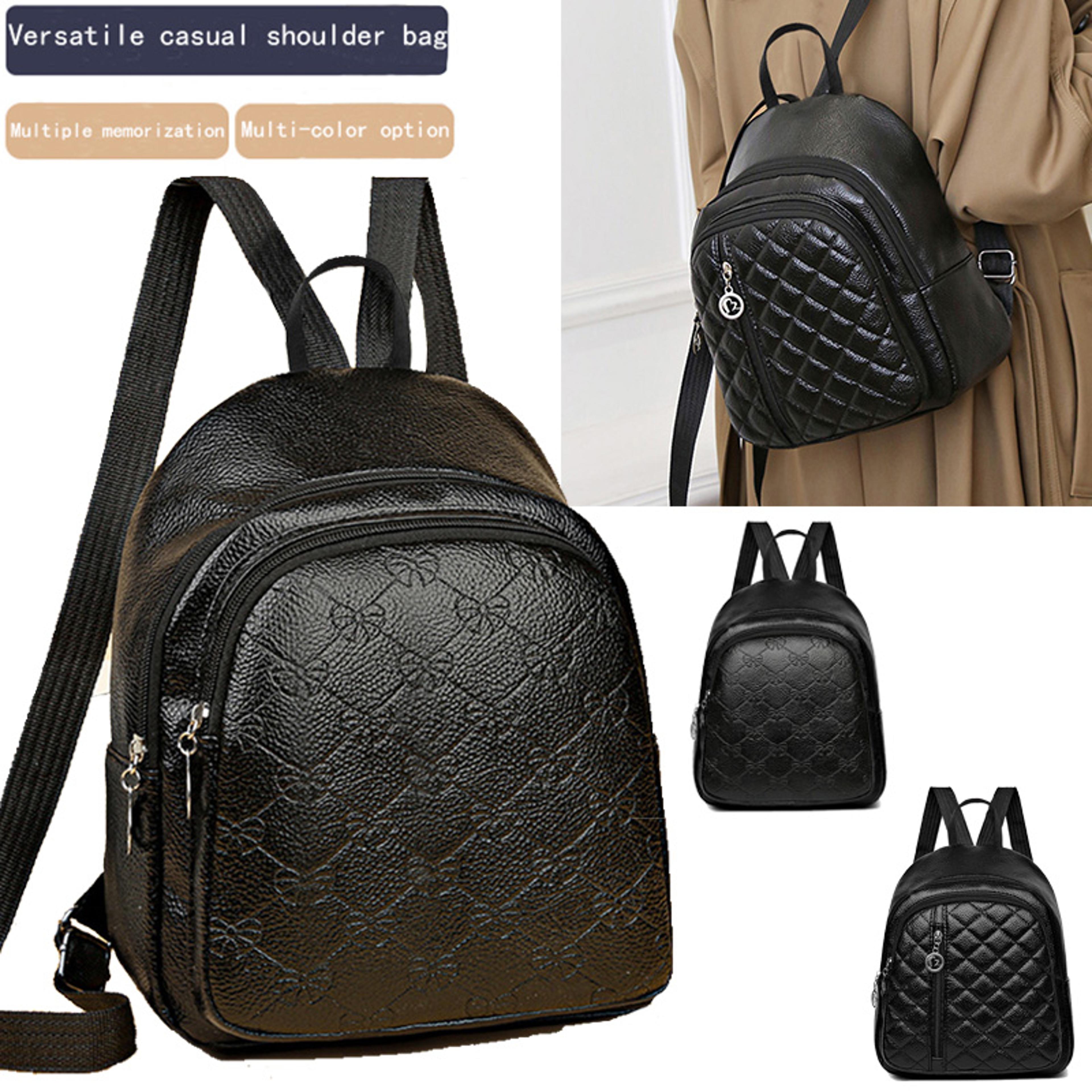 light weight crossbody backpack with multi pocket storage & adjustable strap for everyday use