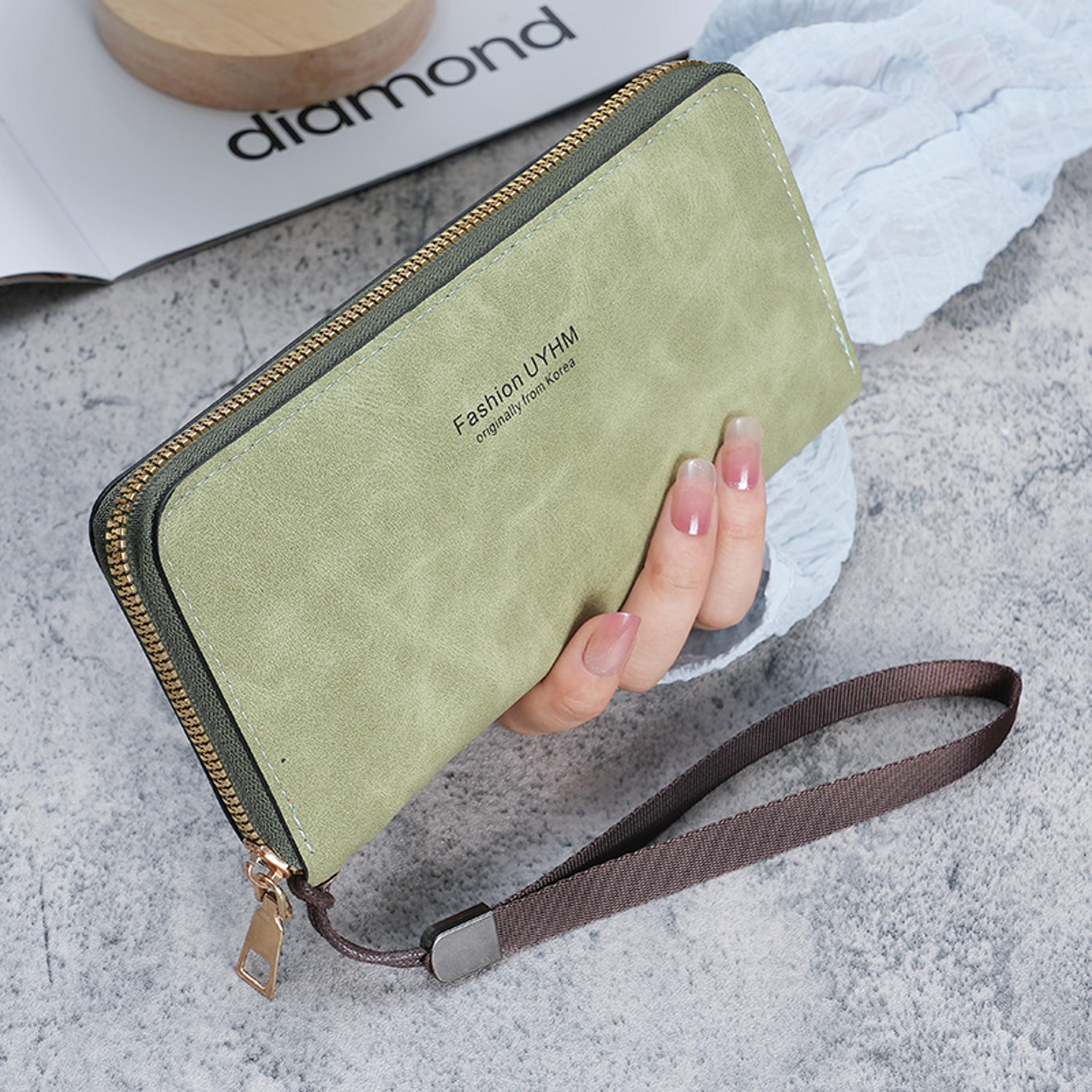 elegant womens long wallet & phone wallet purse with card holder multi function clutch