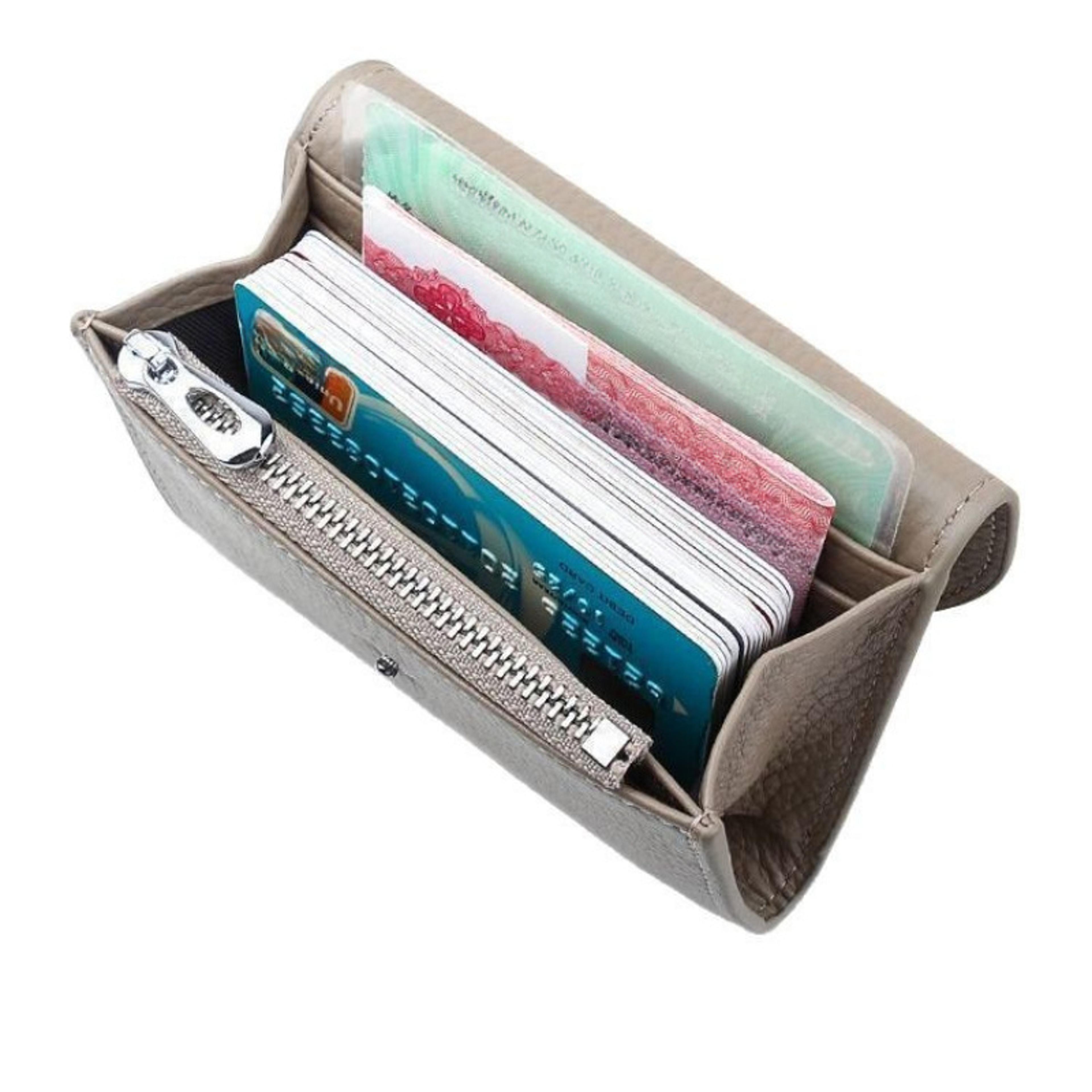 slim wallet card holder coin purse ultra thin minimalist front pocket wallet