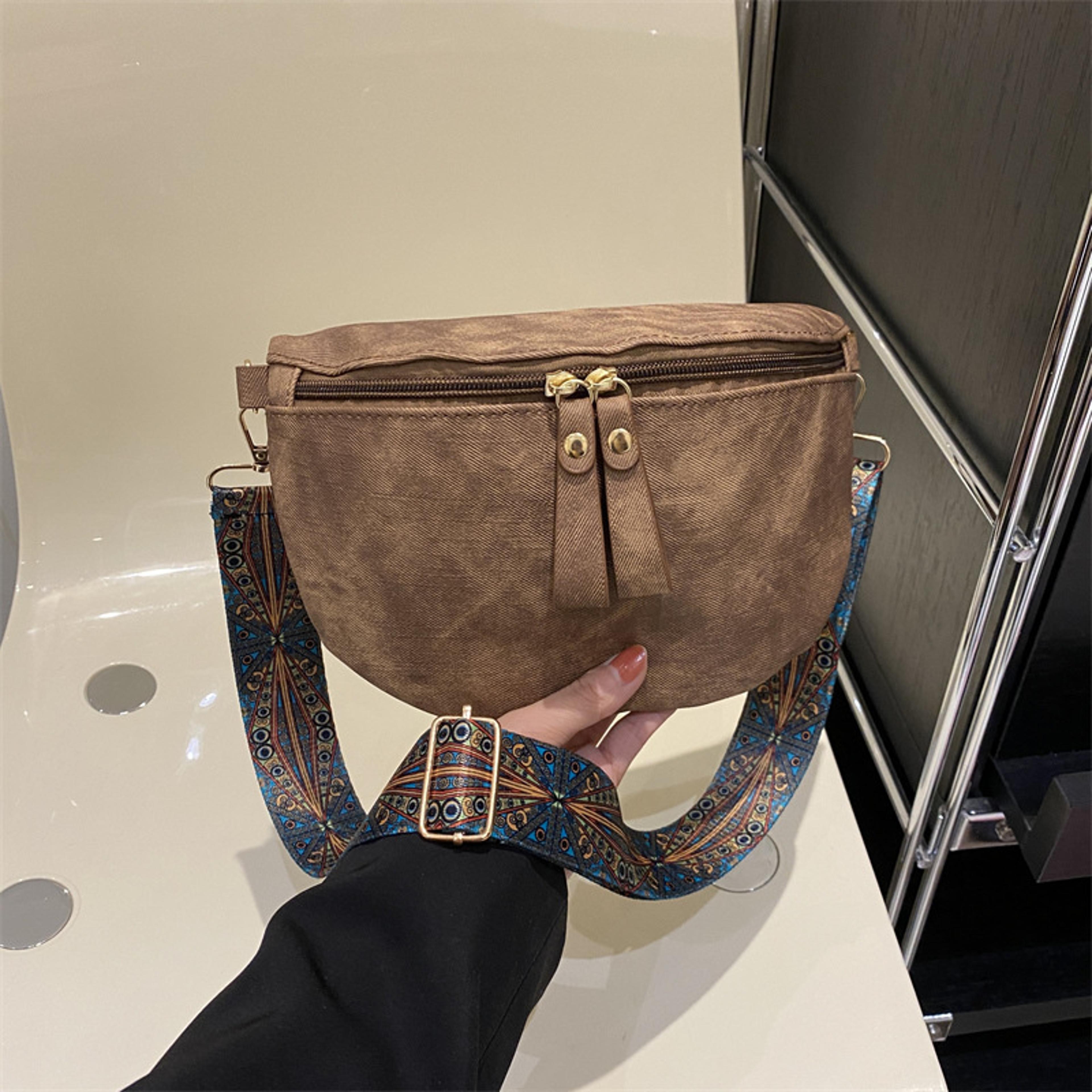 elegant womens crossbody bag pu leather hobo satchel with wide strap shoulder design