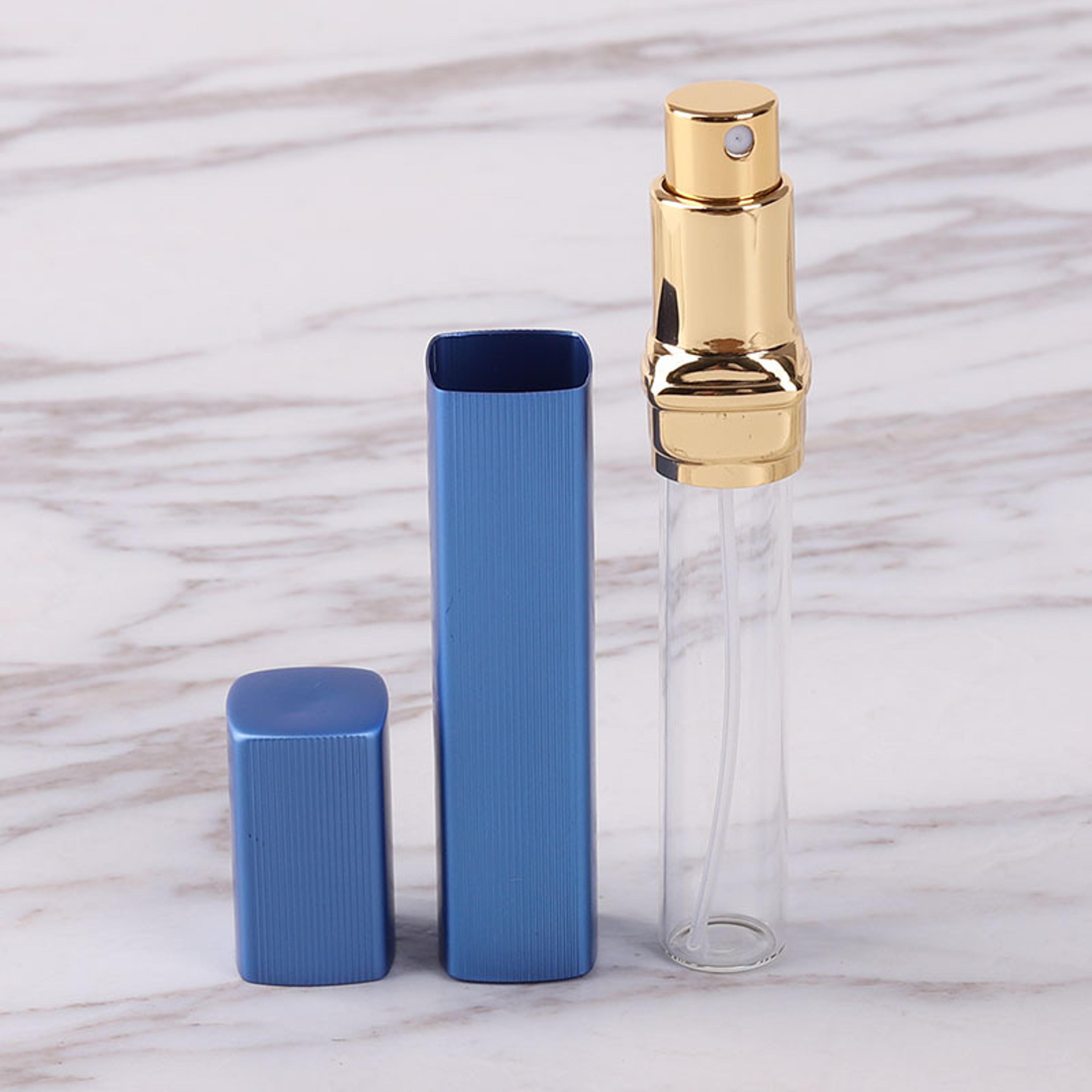 refillable perfume atomizer travel spray bottle with aluminum case