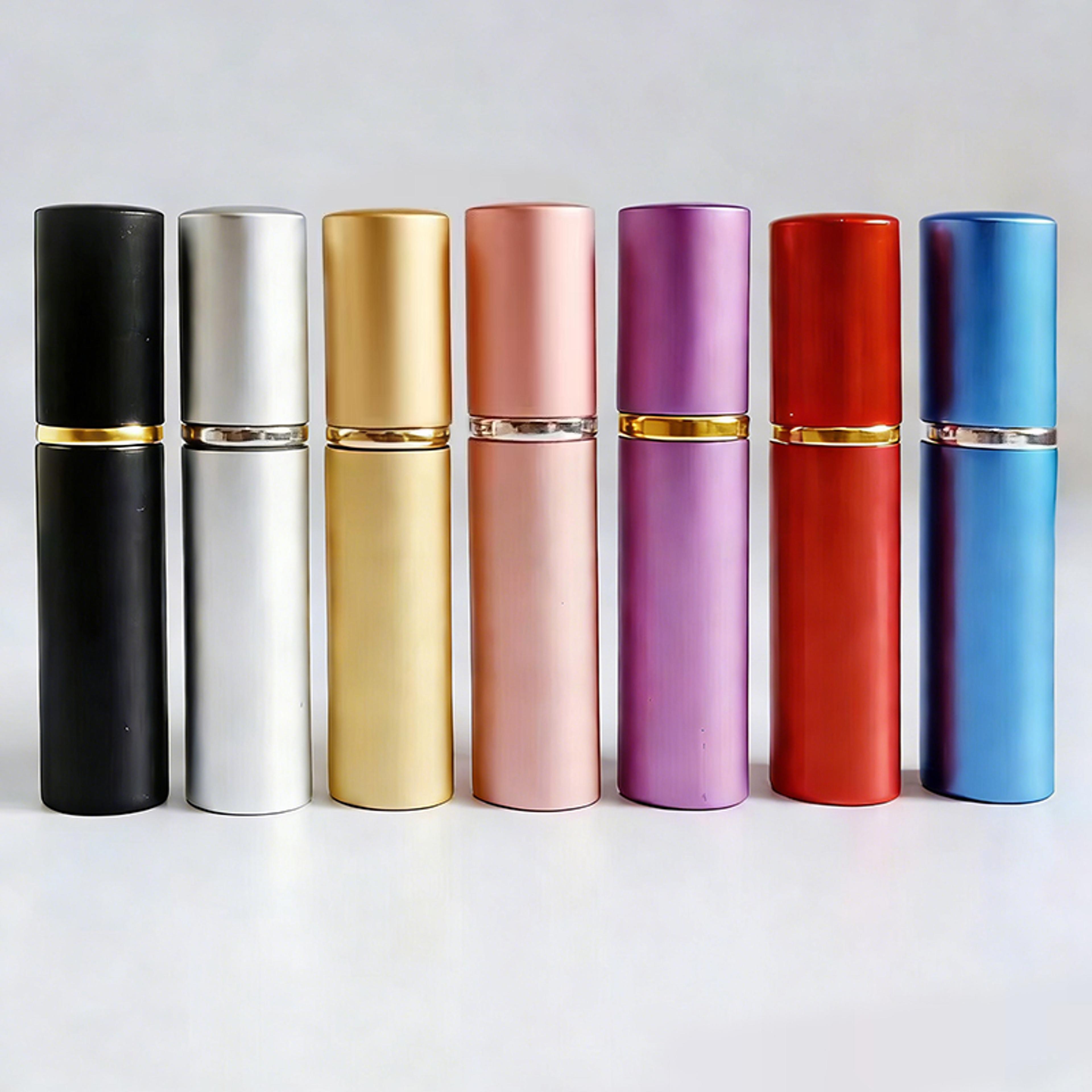 refillable perfume atomizer set portable aluminum travel perfume bottles