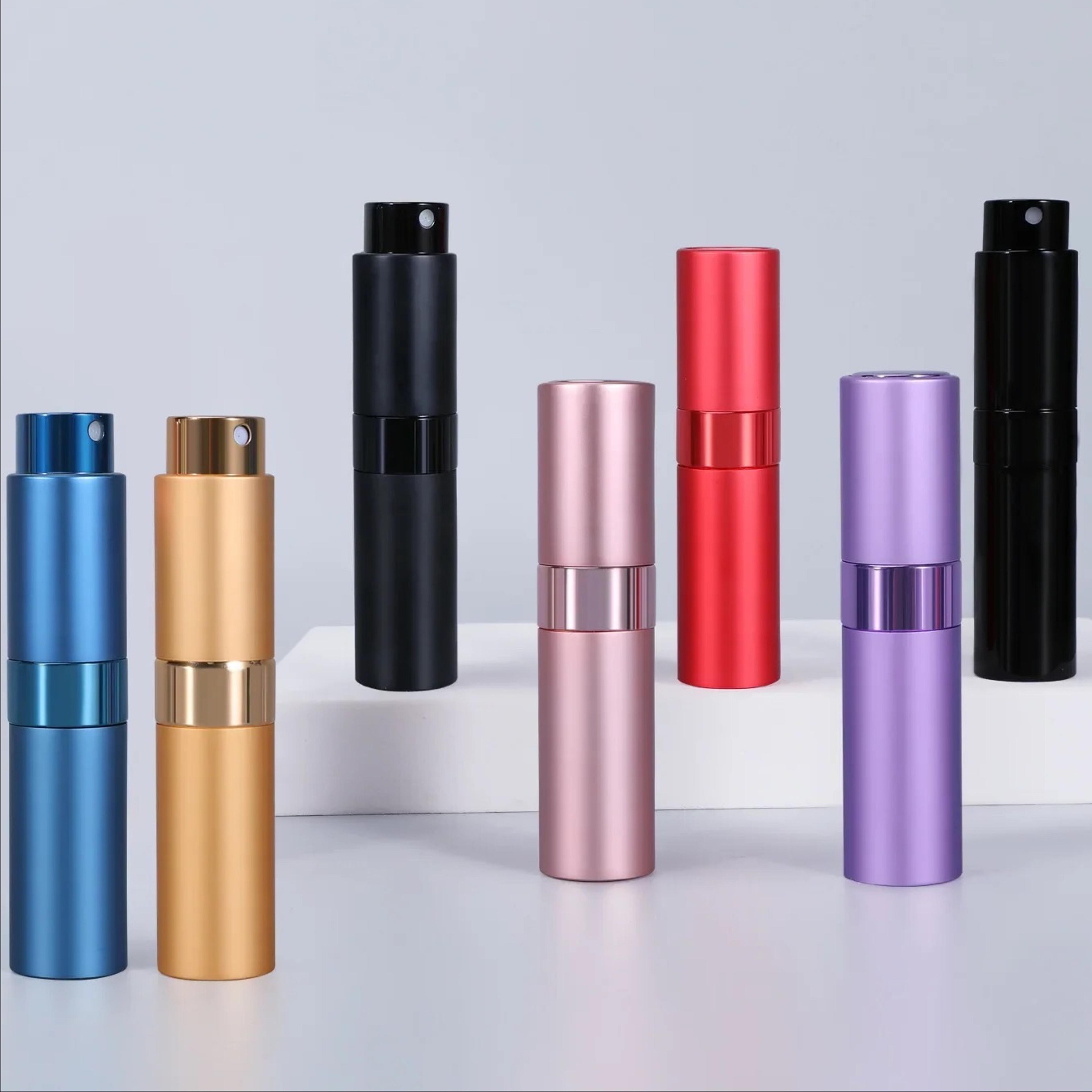 refillable perfume atomizer mini travel perfume bottle with portable aluminum spray case