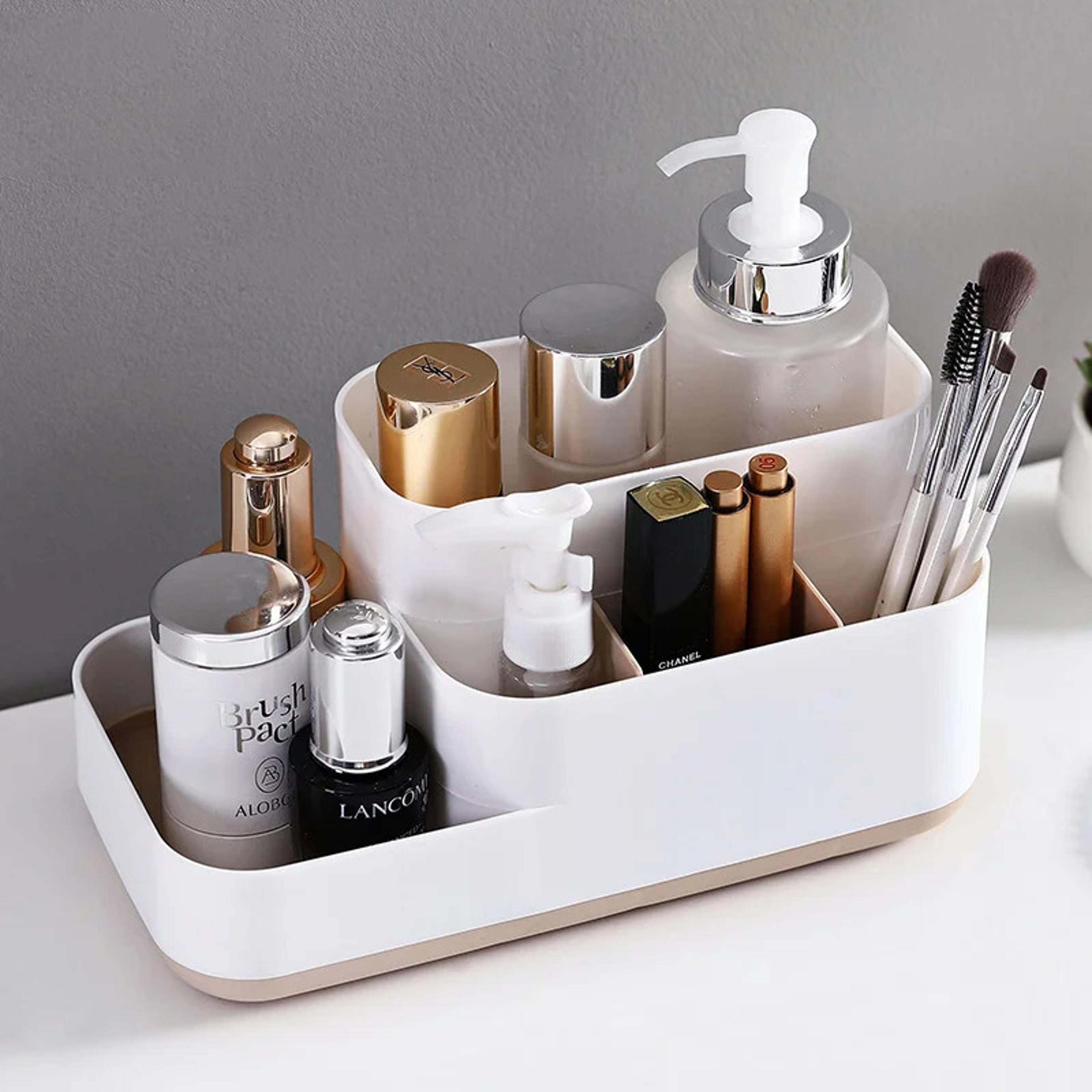 elegant makeup organizer with drawers cosmetic storage box & dressing table organizer