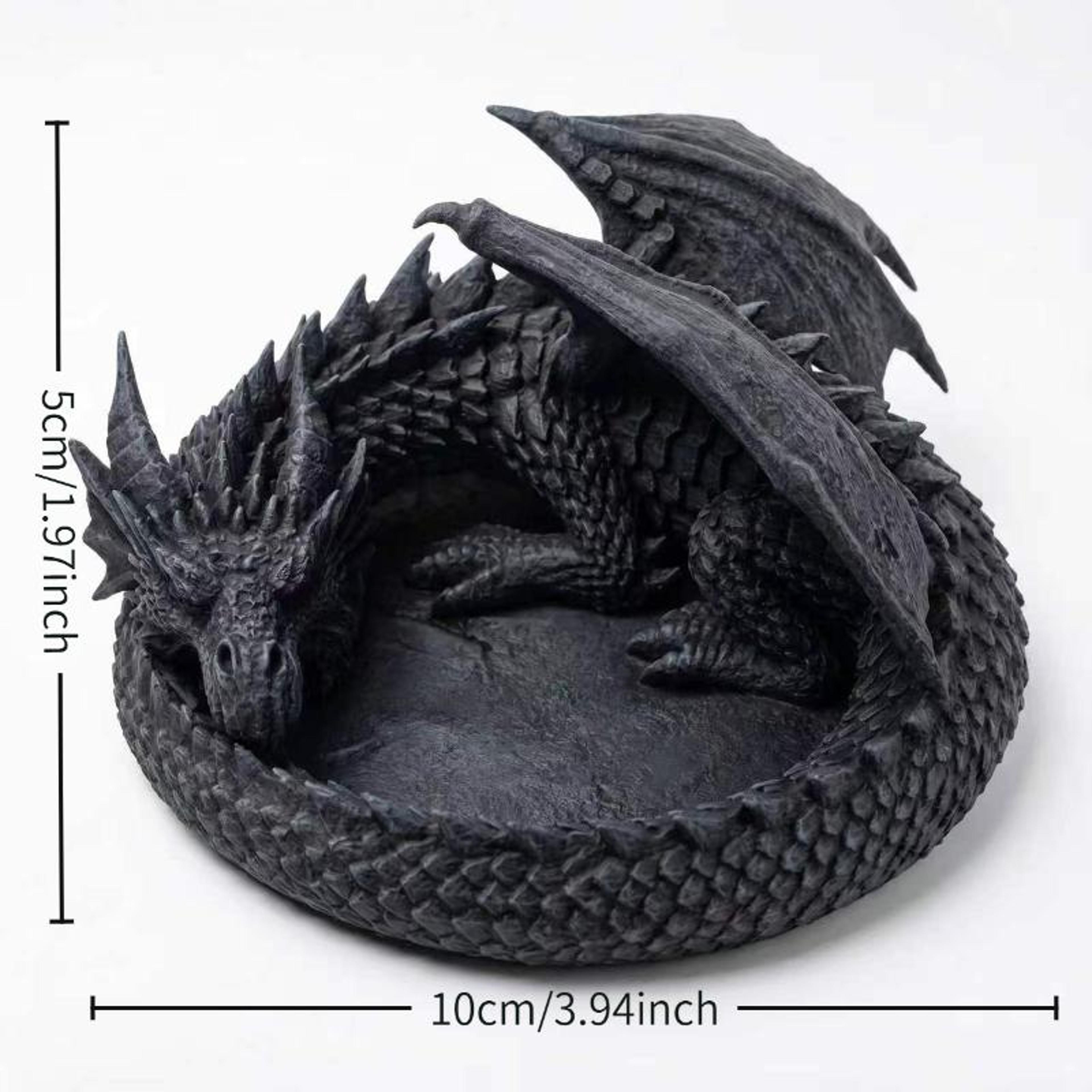 printed dragon tray jewelry holder and desktop organizer