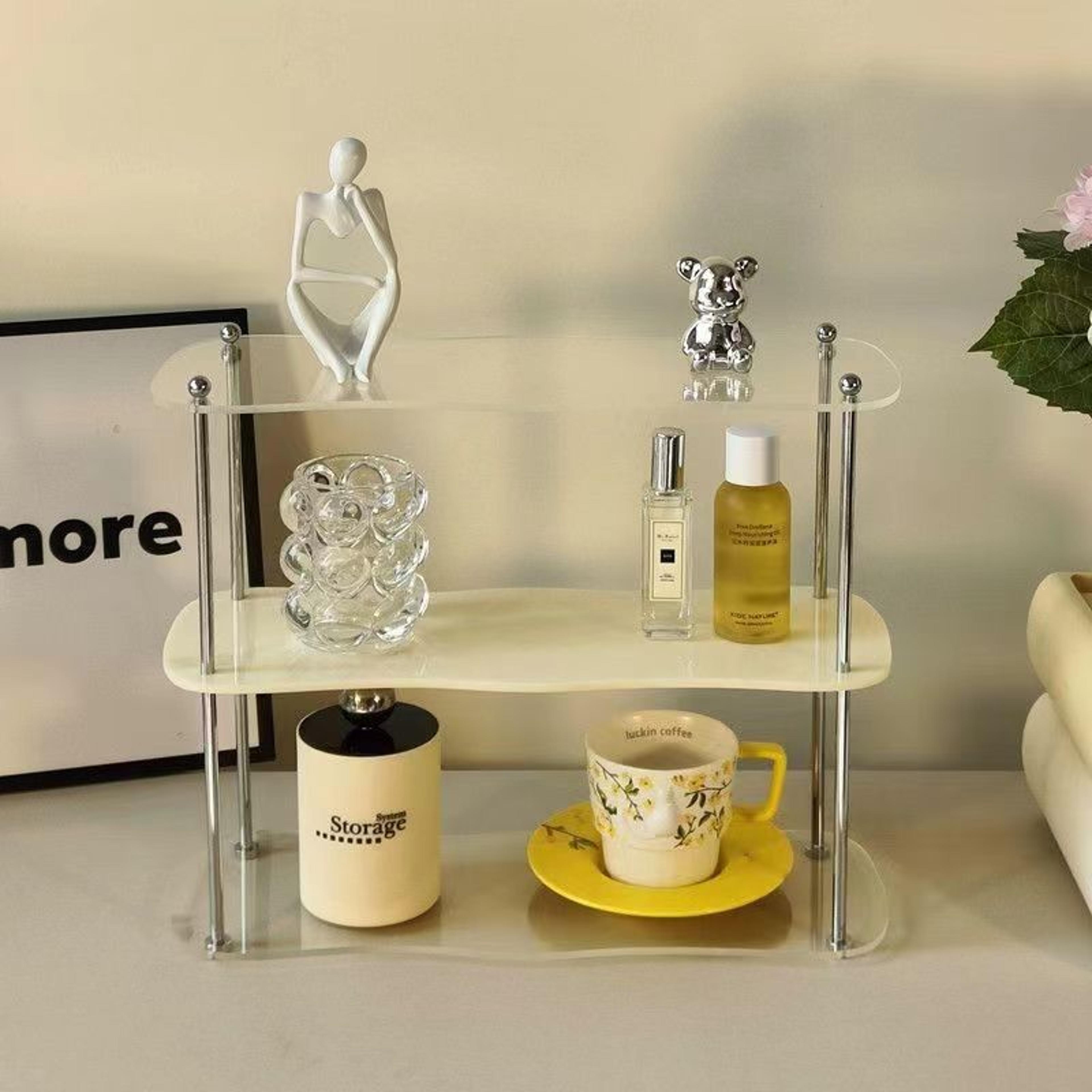 perfume organizer and vanity countertop storage rack