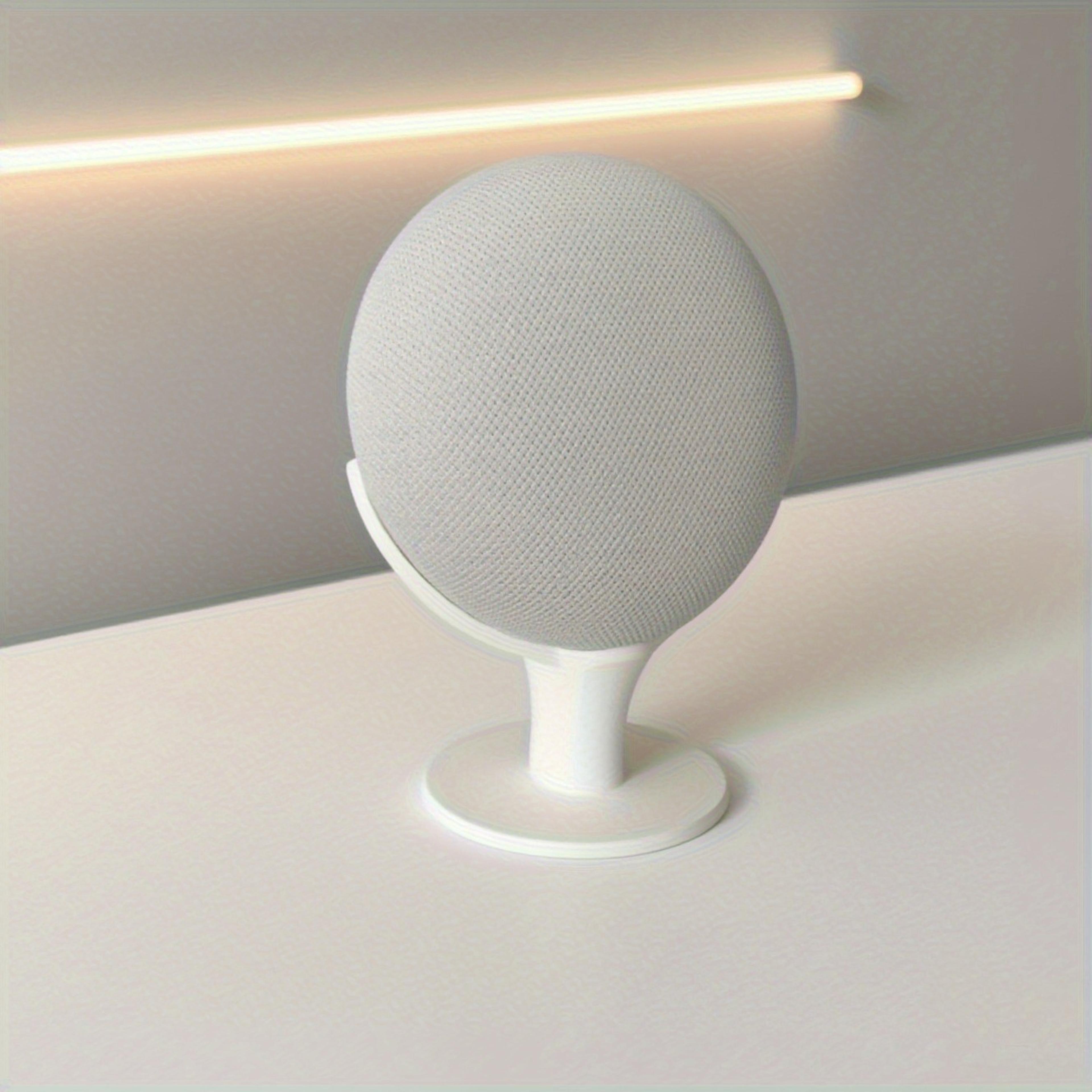 google nest mini stand and home mini holder with decorative desktop storage shelf