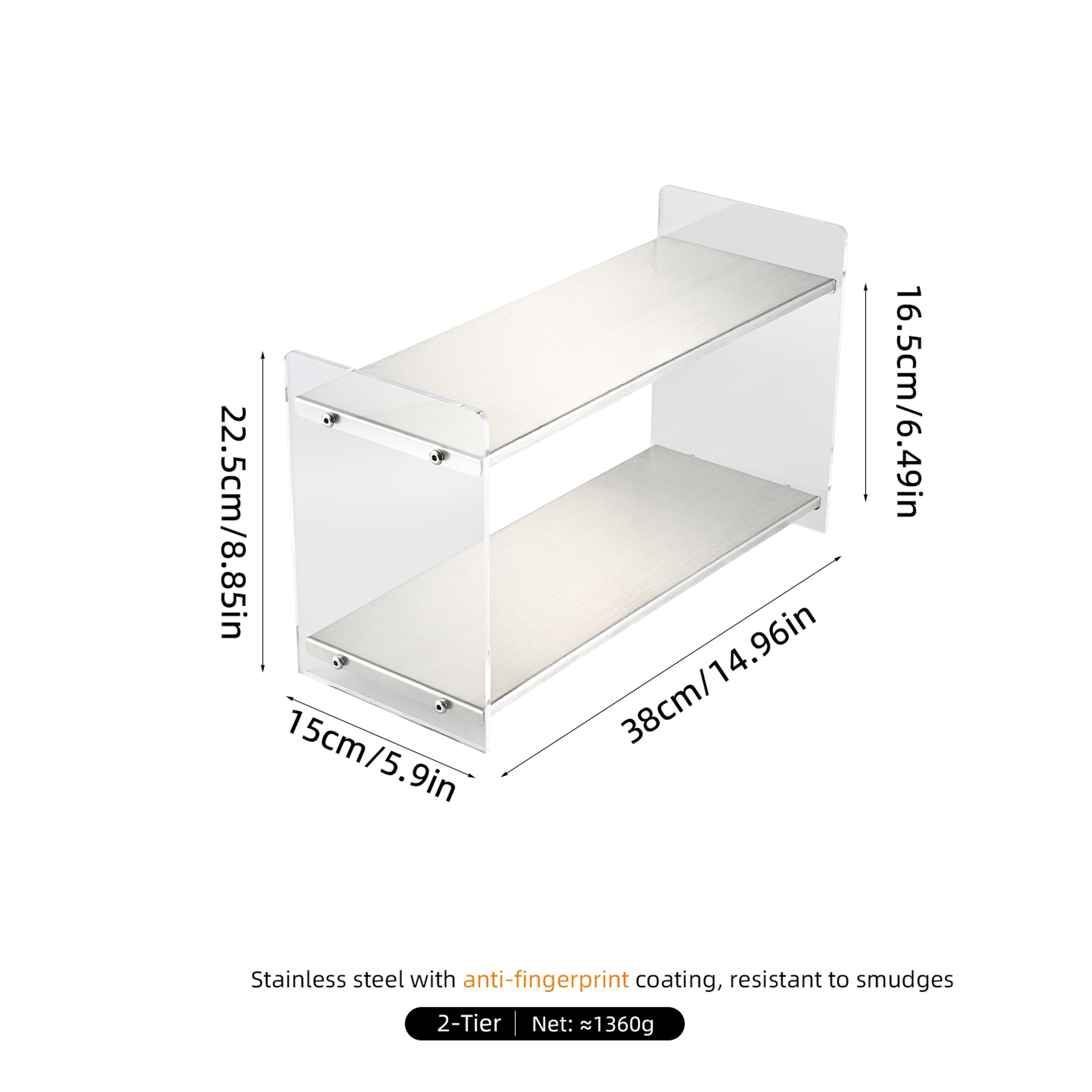 acrylic perfume organizer and makeup storage rack for vanity & countertop