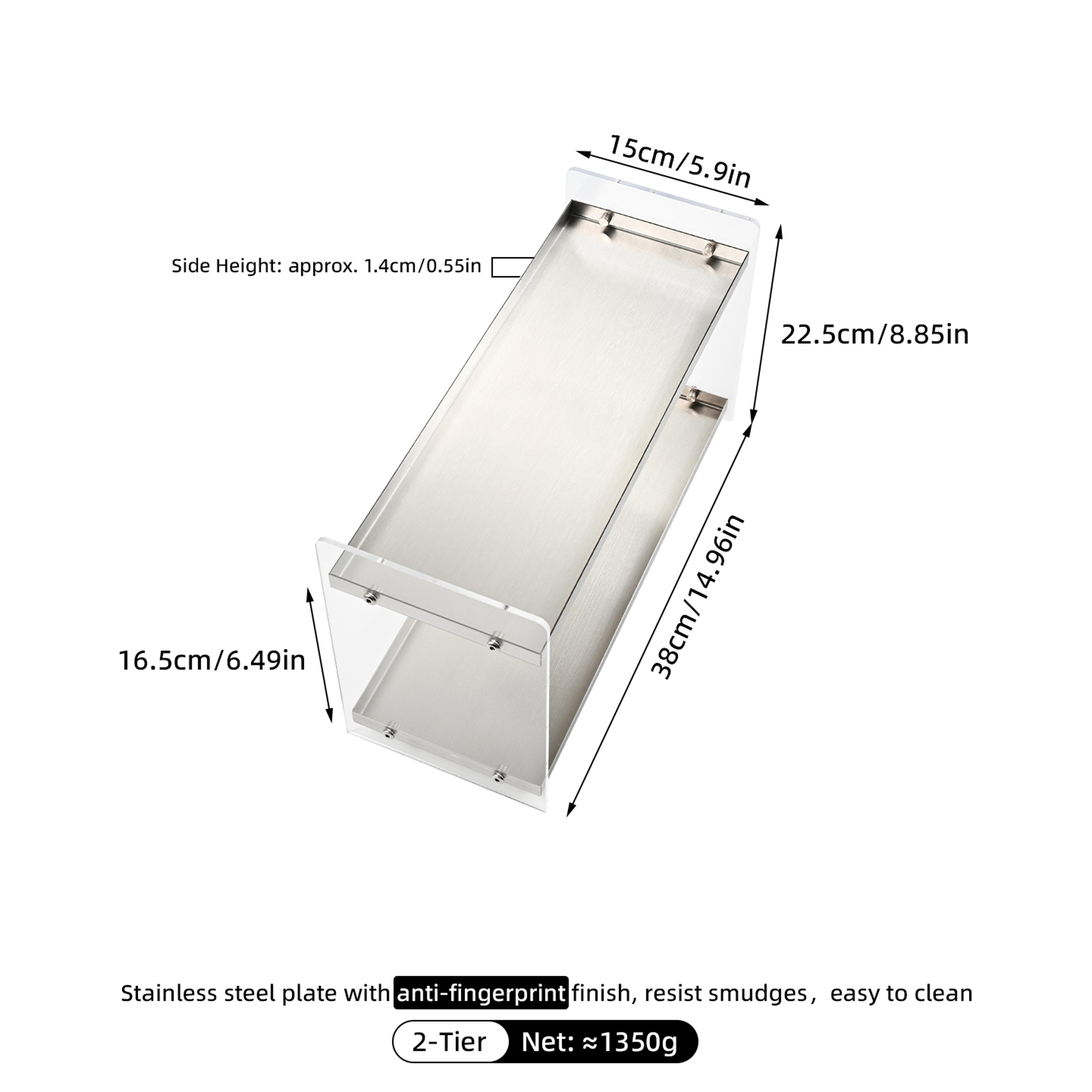 perfume organizer and cosmetic display stand for vanity storage