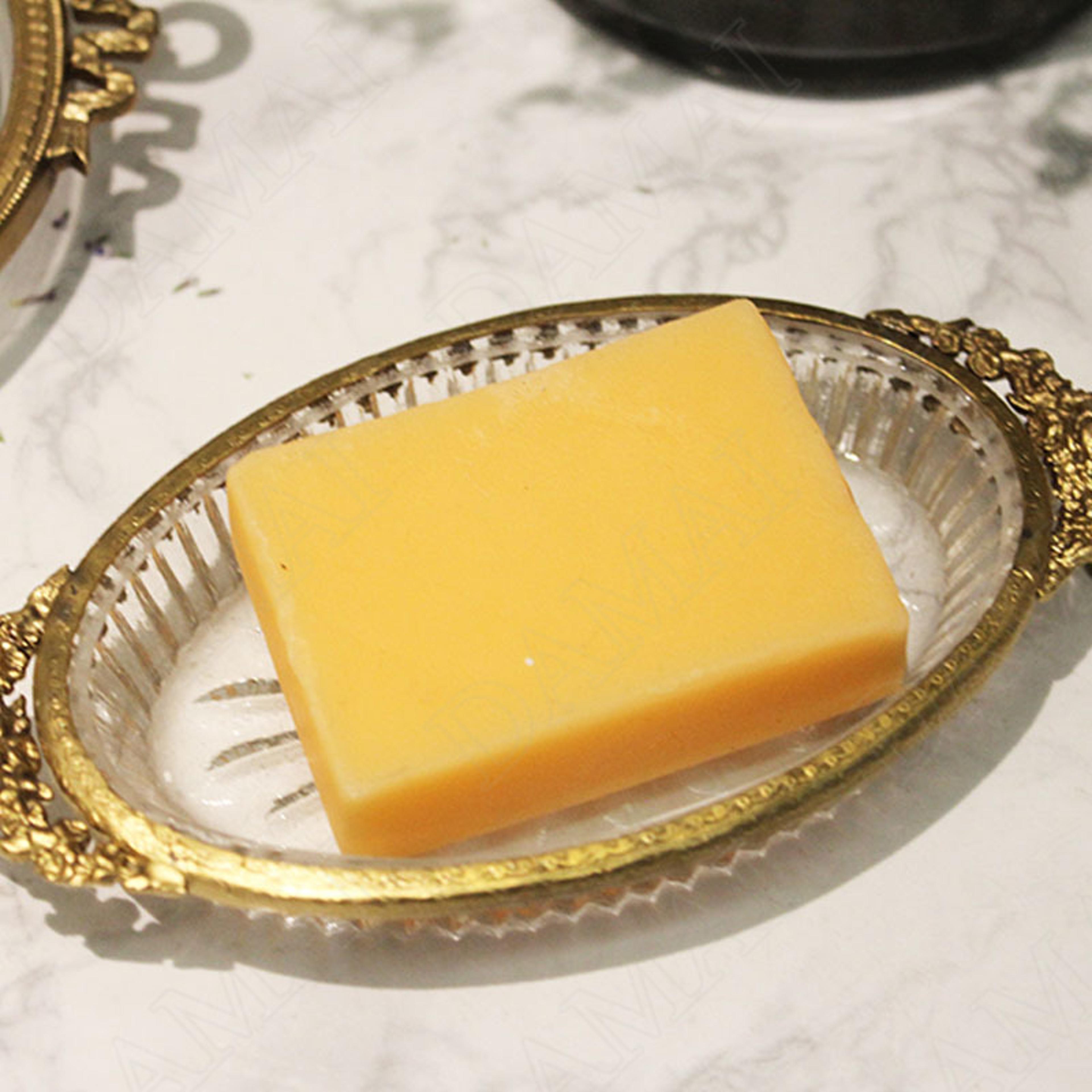 vintage relief glass soap dish and vanity tray for elegant bathroom decor