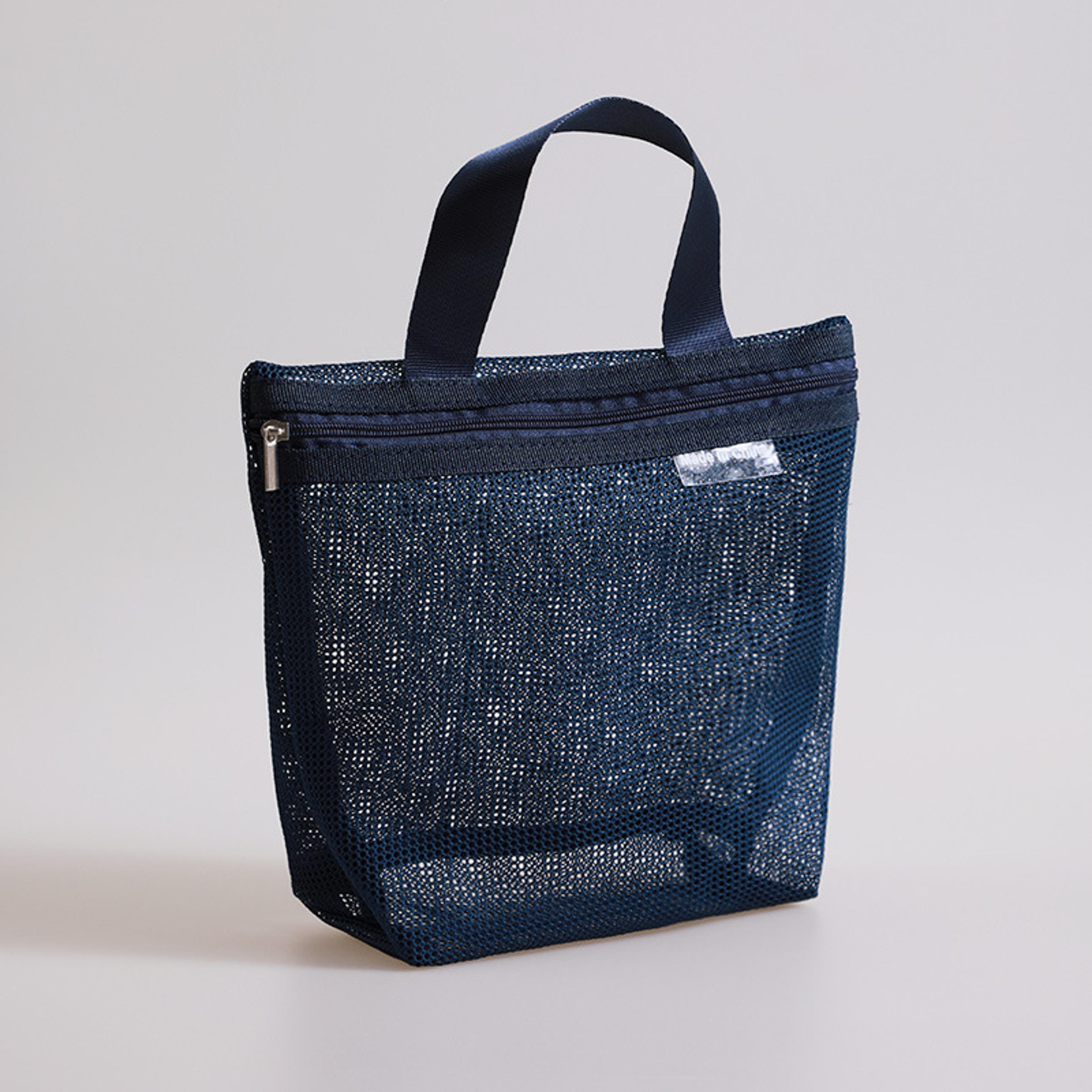 hanging mesh toiletry bag travel organizer for makeup and shower essentials