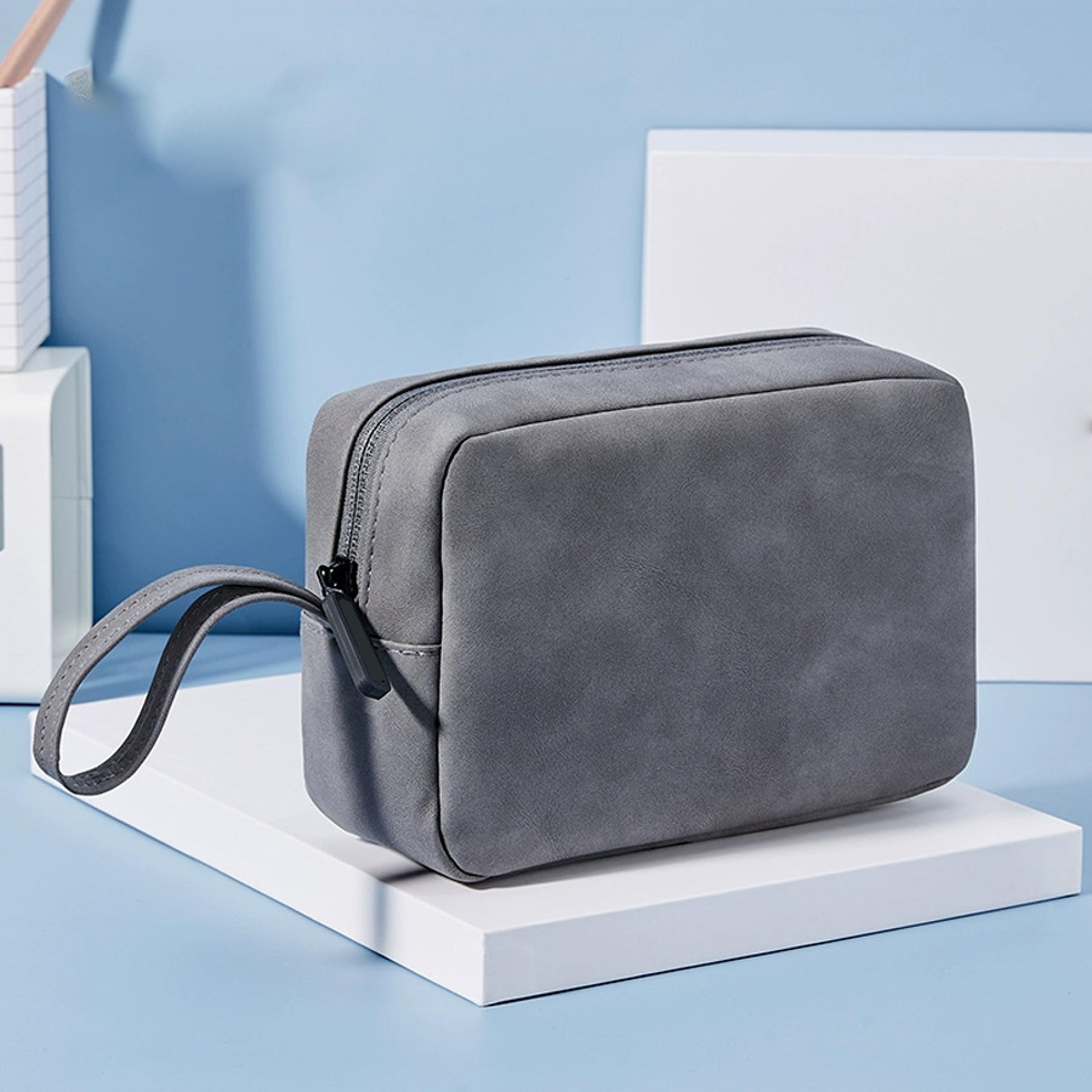 portable electronics organizer and cable organizer bag for chargers, power banks and tech accessories