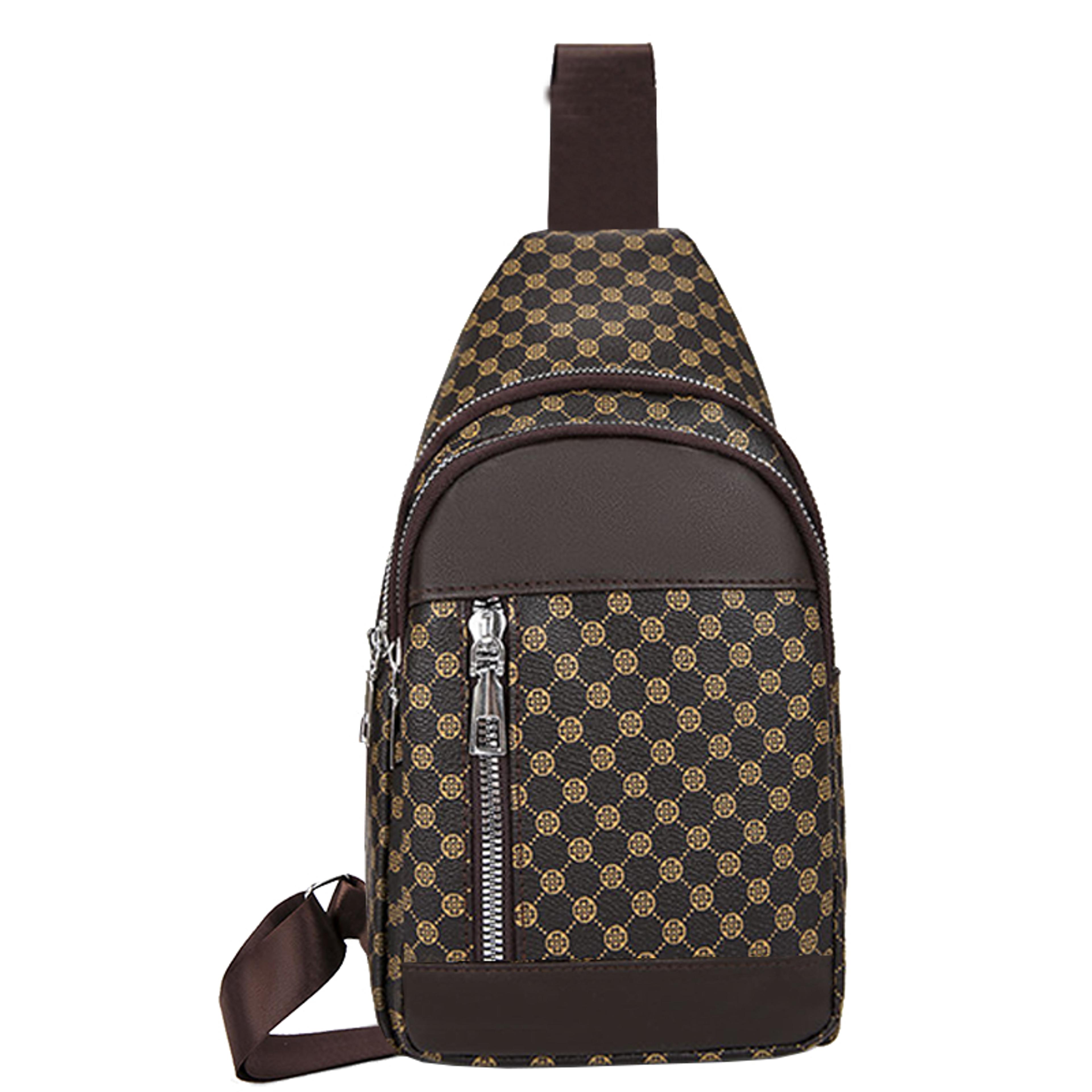 unisex multi pocket crossbody bag for travel and everyday carry