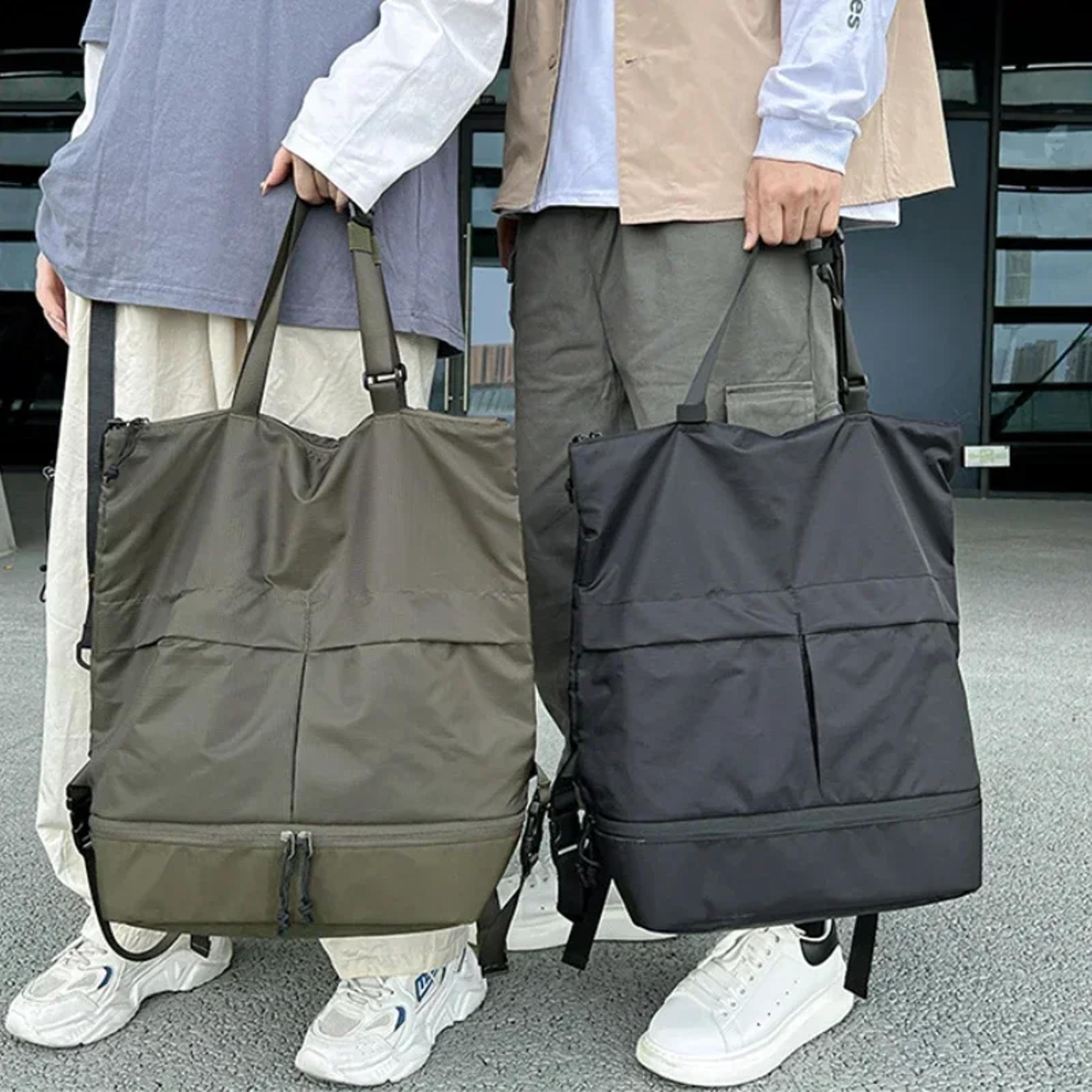 large capacity waterproof nylon backpack for travel, school and everyday use