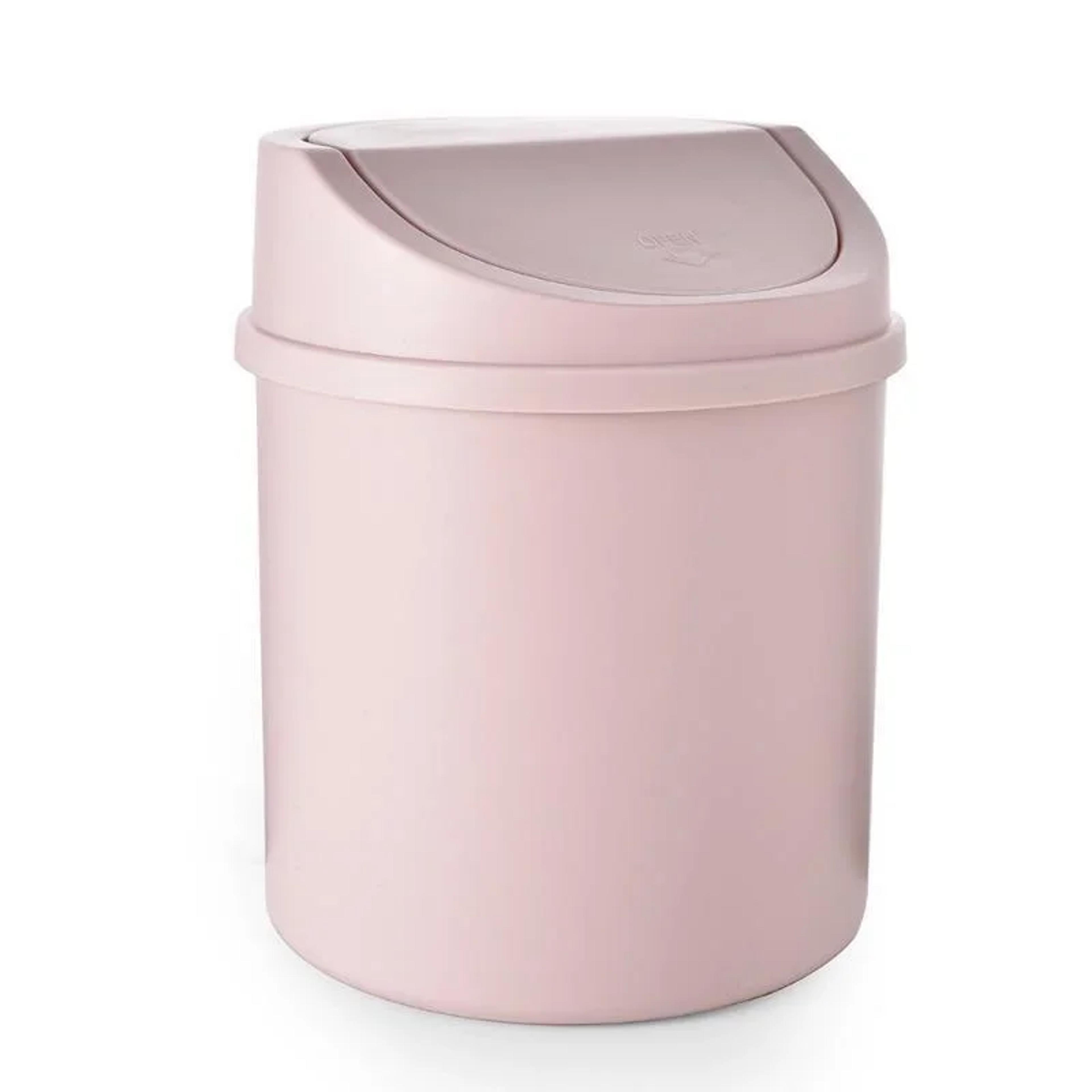 mini desktop trash can with lid compact desk waste bin for home and office