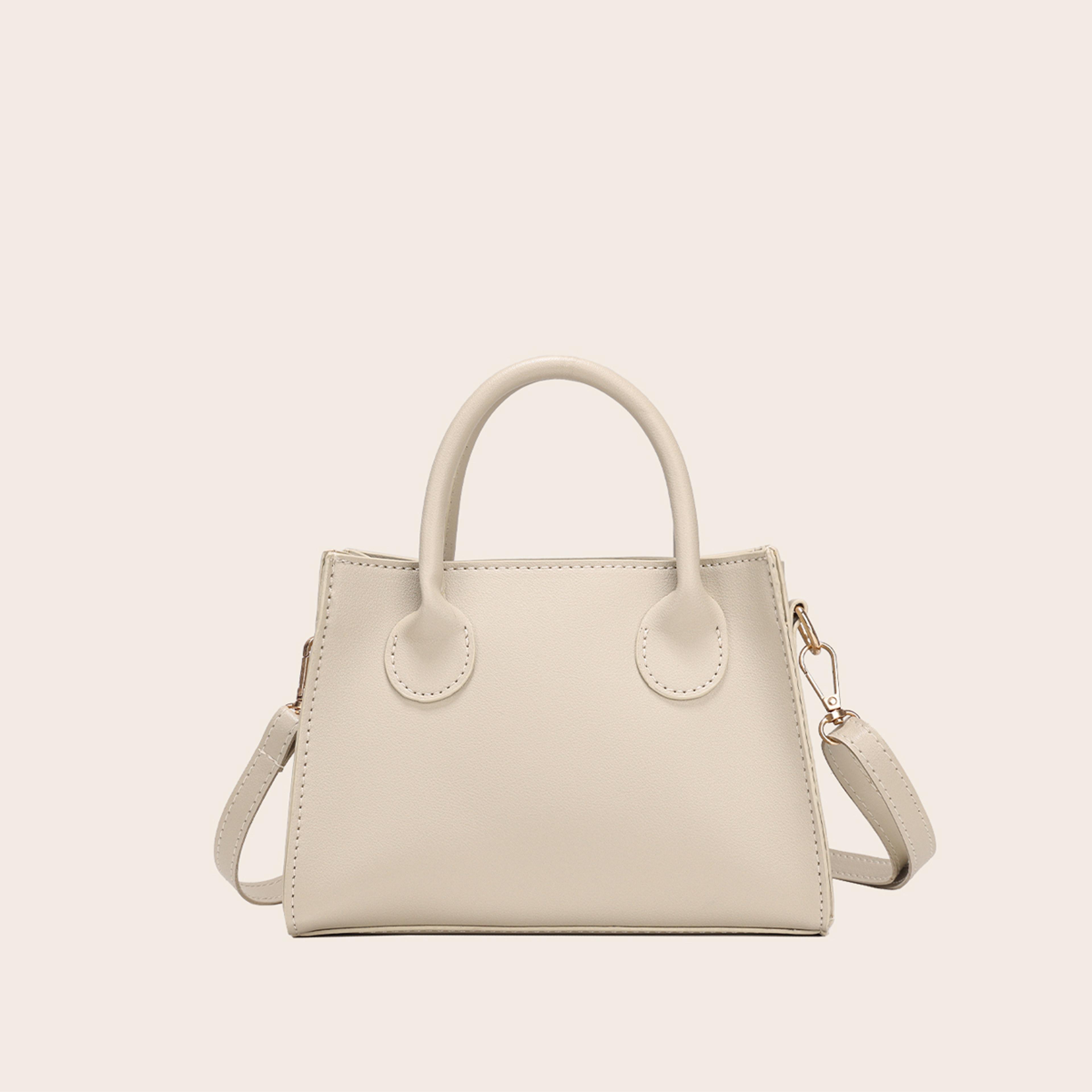 everyday luxe large capacity pu leather tote & crossbody bag for women