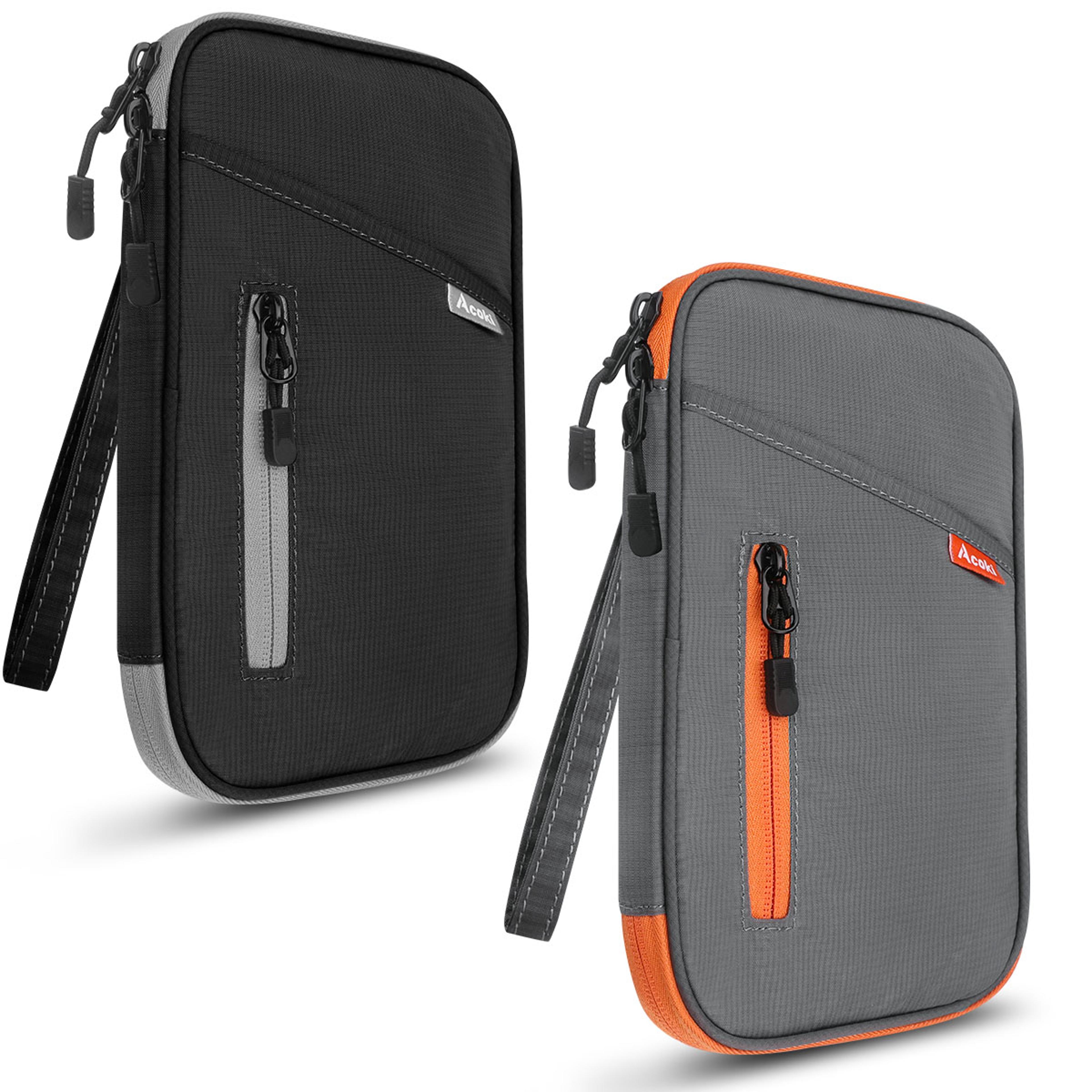family passport holder travel wallet and travel document organizer for tickets, cards and cash